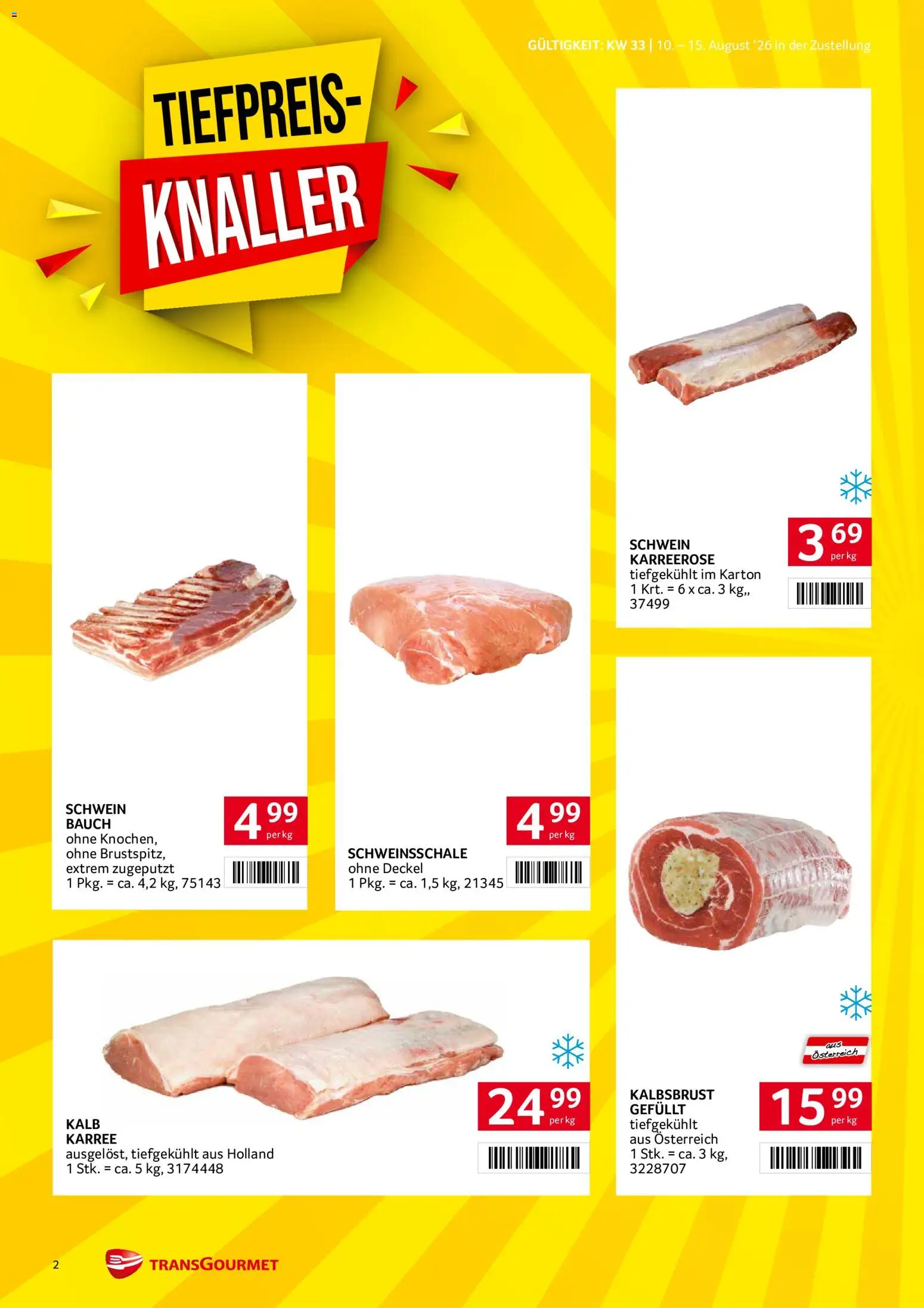 Transgourmet Zustellaktion gültig ab 10.08.2026 | Seite: 2
