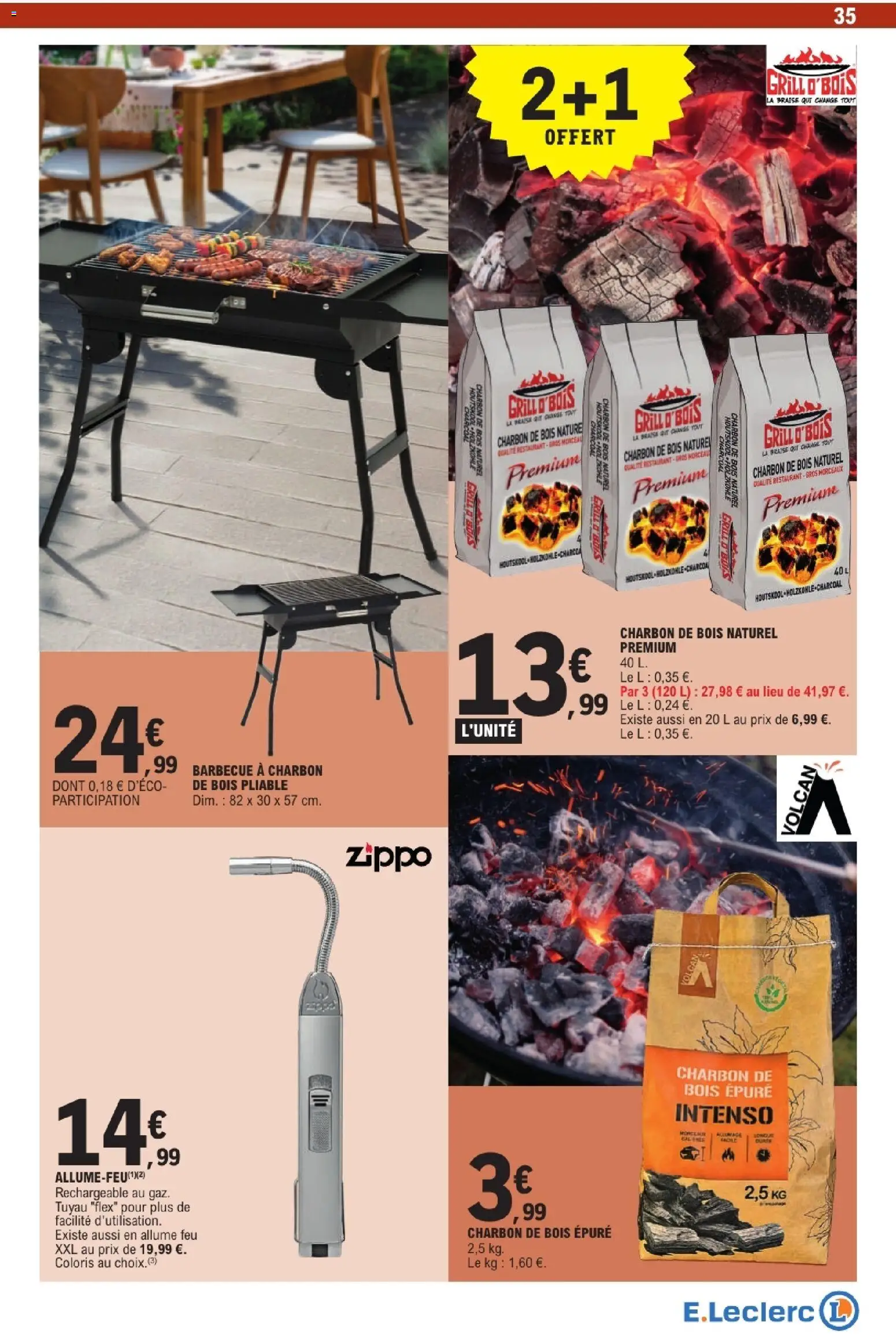 {H1} | Page: 35 | Produits: Allume feu, Charbon De Bois, Barbecue, Grill