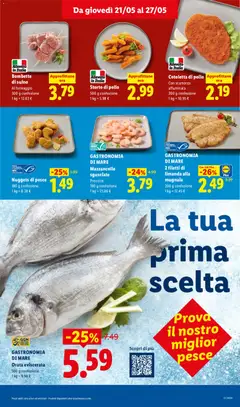 Anteprima del volantino Orata eviscerata, 560 g confezione valido a partire dal 21.05.2026 | Pagina: 9