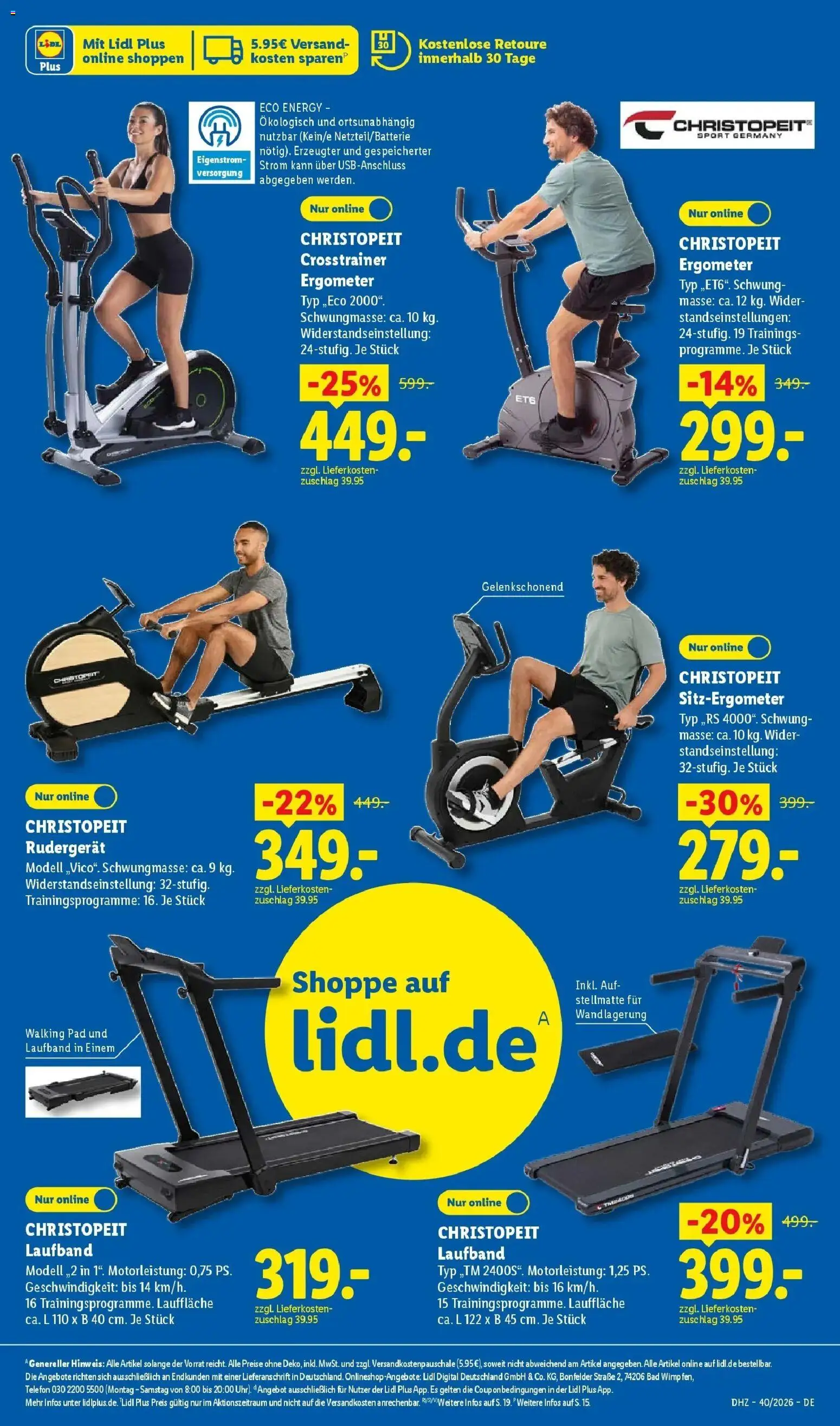 Lidl Prospekt Künzell (ab 28.09.2026) zum Blättern » Angebote | Seite: 33 | Produkte: Energy, Bad, Ergometer, Telefon