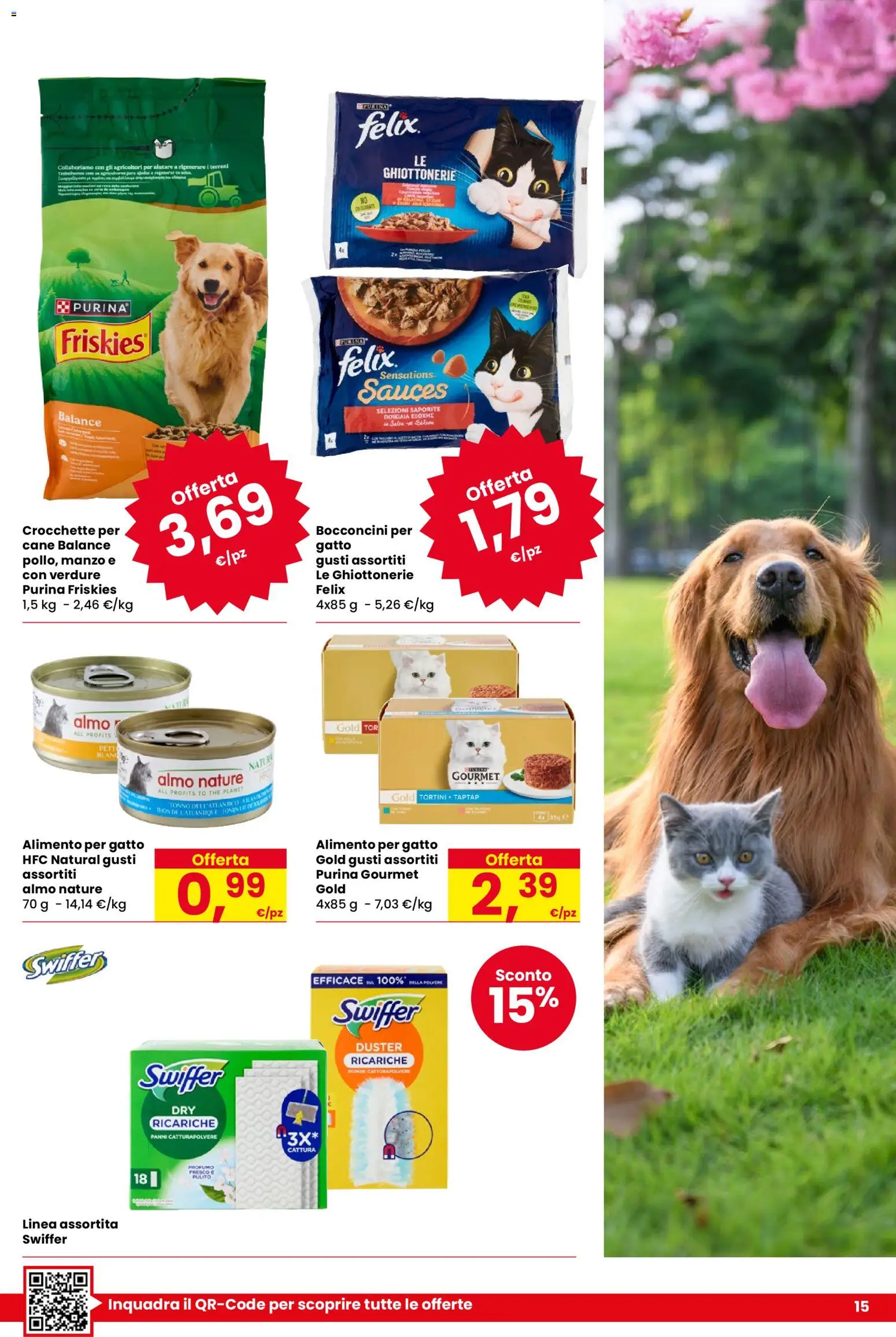 Volantino Eurospar del 11.06.2026 | Pagina: 15 | Prodotti: Verdure, Crocchette, Tonno, Profumo