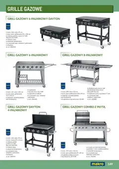 Pogląd oferty "Makro Gazetka - Profesjonalna Gastronomia" - ważna od 01.02.2026 | Strona: 149 | Produkty: Grill, Grill gazowy, Rama, Patelnia
