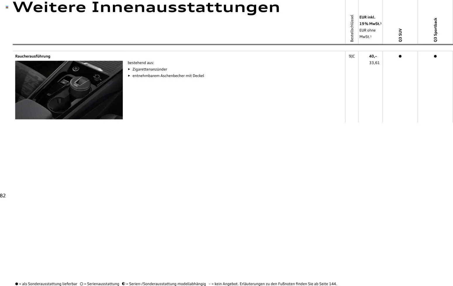 Audi Q3 – gültig ab 02.10.2026 | Seite: 82