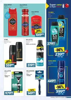 Roda katalog Katalog neprehrane - pregled Roda kataloga - važi od 28.09.2026 | Strana: 45 | Proizvode: Gillette, Nivea Men, Pena za brijanje, Dezodorans