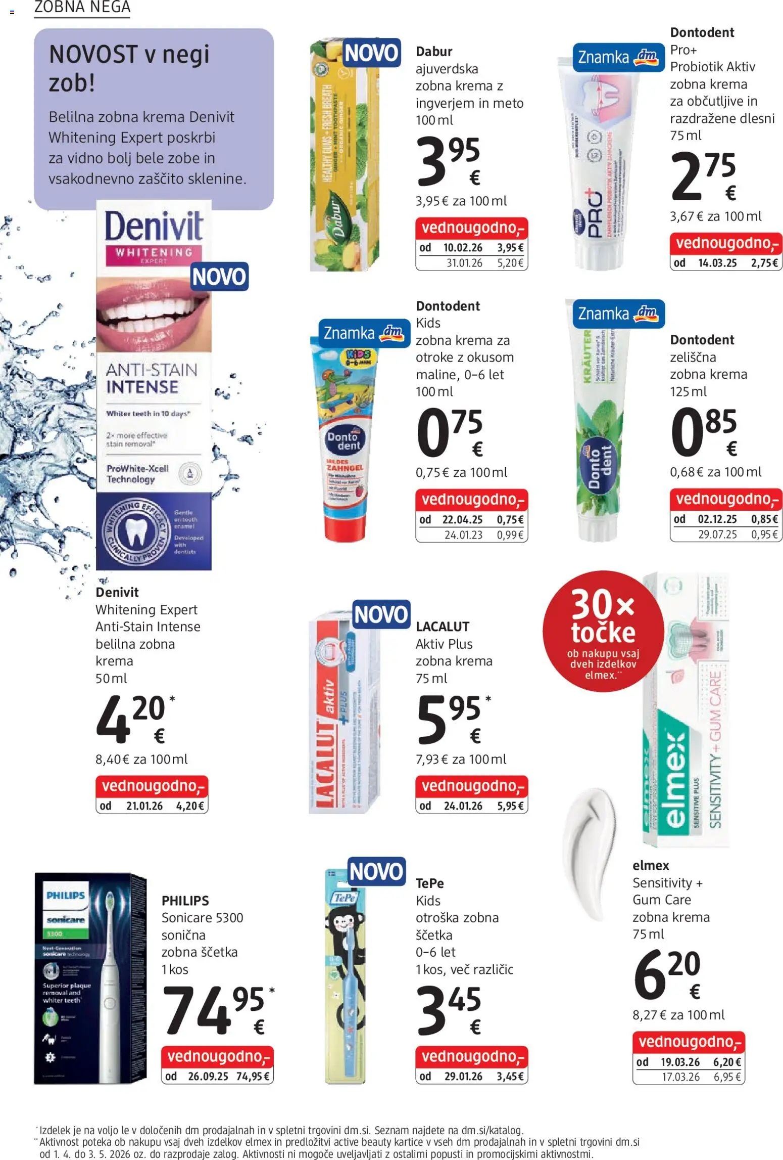 Novi DM Drogerie Markt katalog ponudbe – veljaven od 01.04.2026 | Stran: 20 | Izdelki: Kos, Krema, Zobna scetka