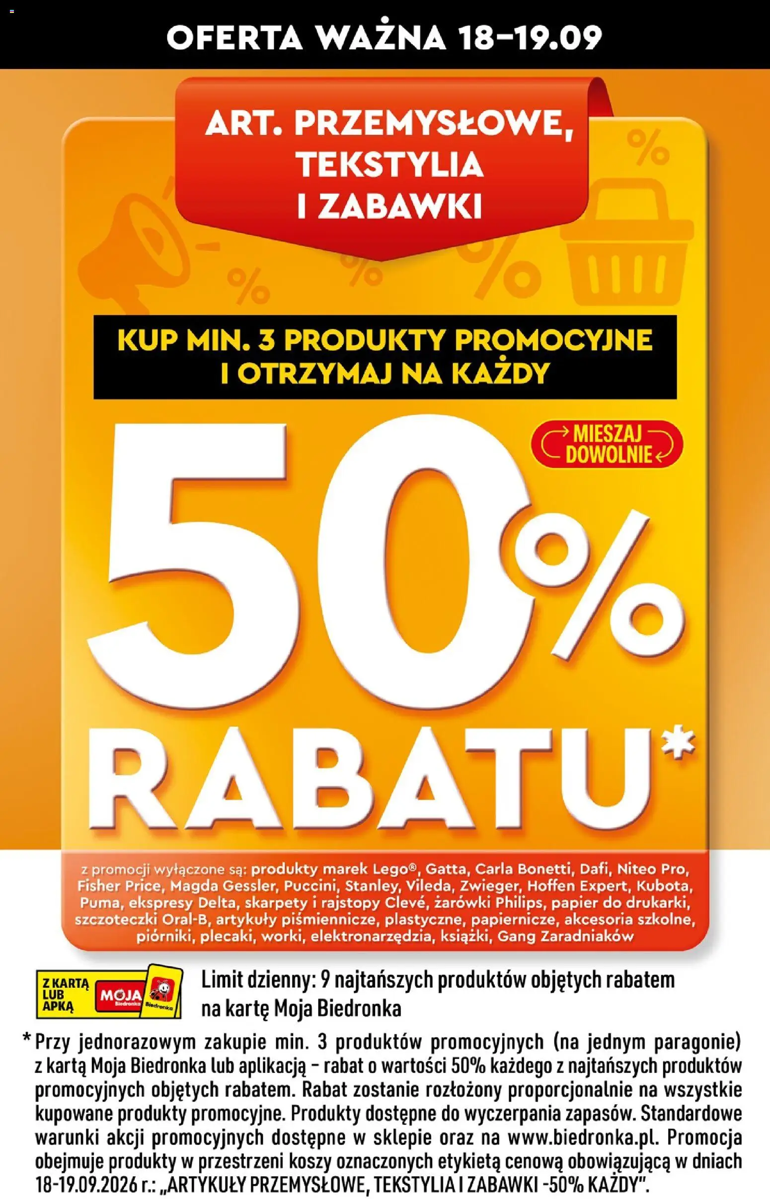 Biedronka Polsko leták - Tani weekend od 18.09.2026 | Strana: 3