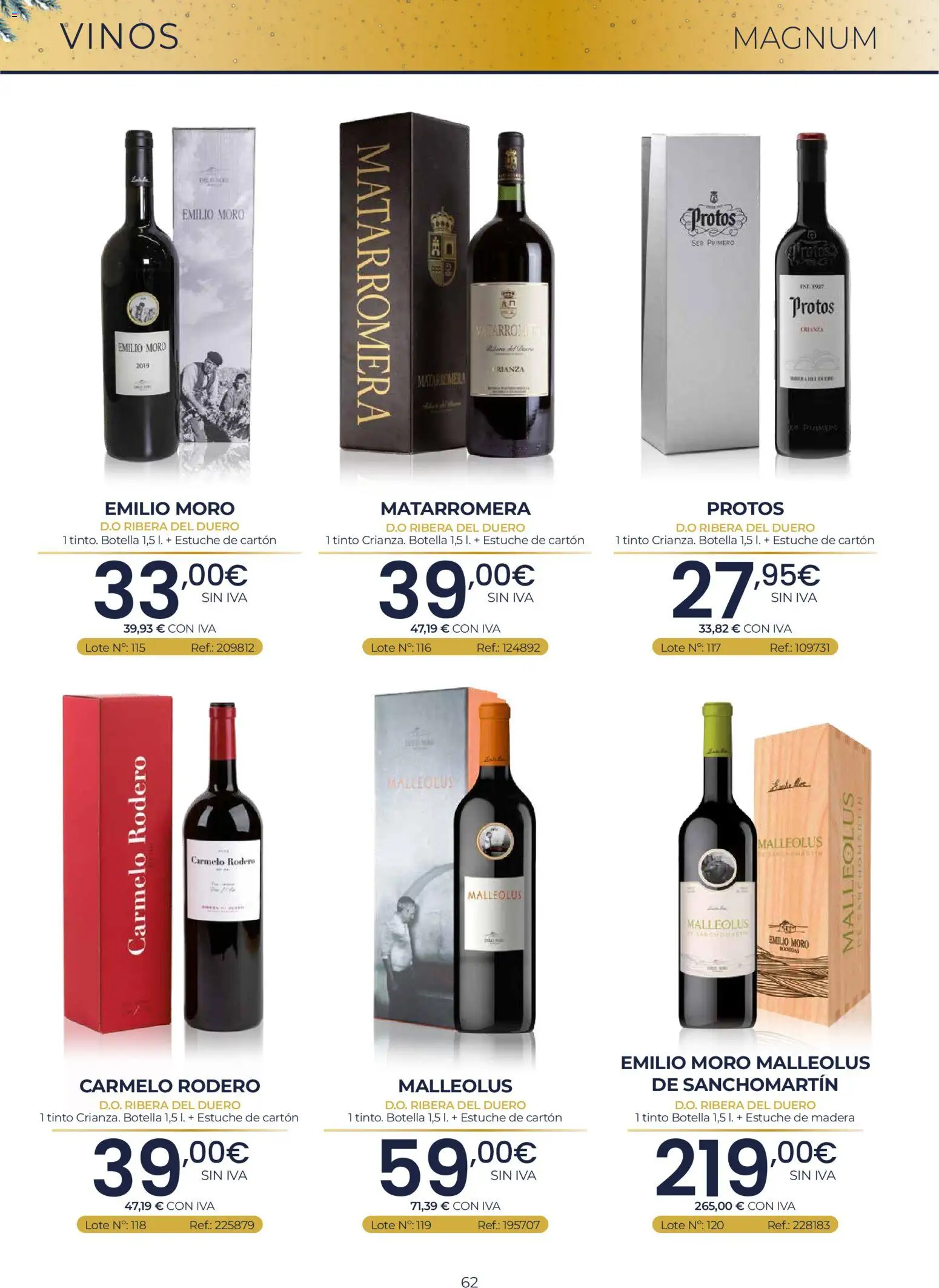 Makro Lotes y Cestas Navidad Centro │ válido desde el 03/09/2026 | Página: 62 | Productos: Magnum