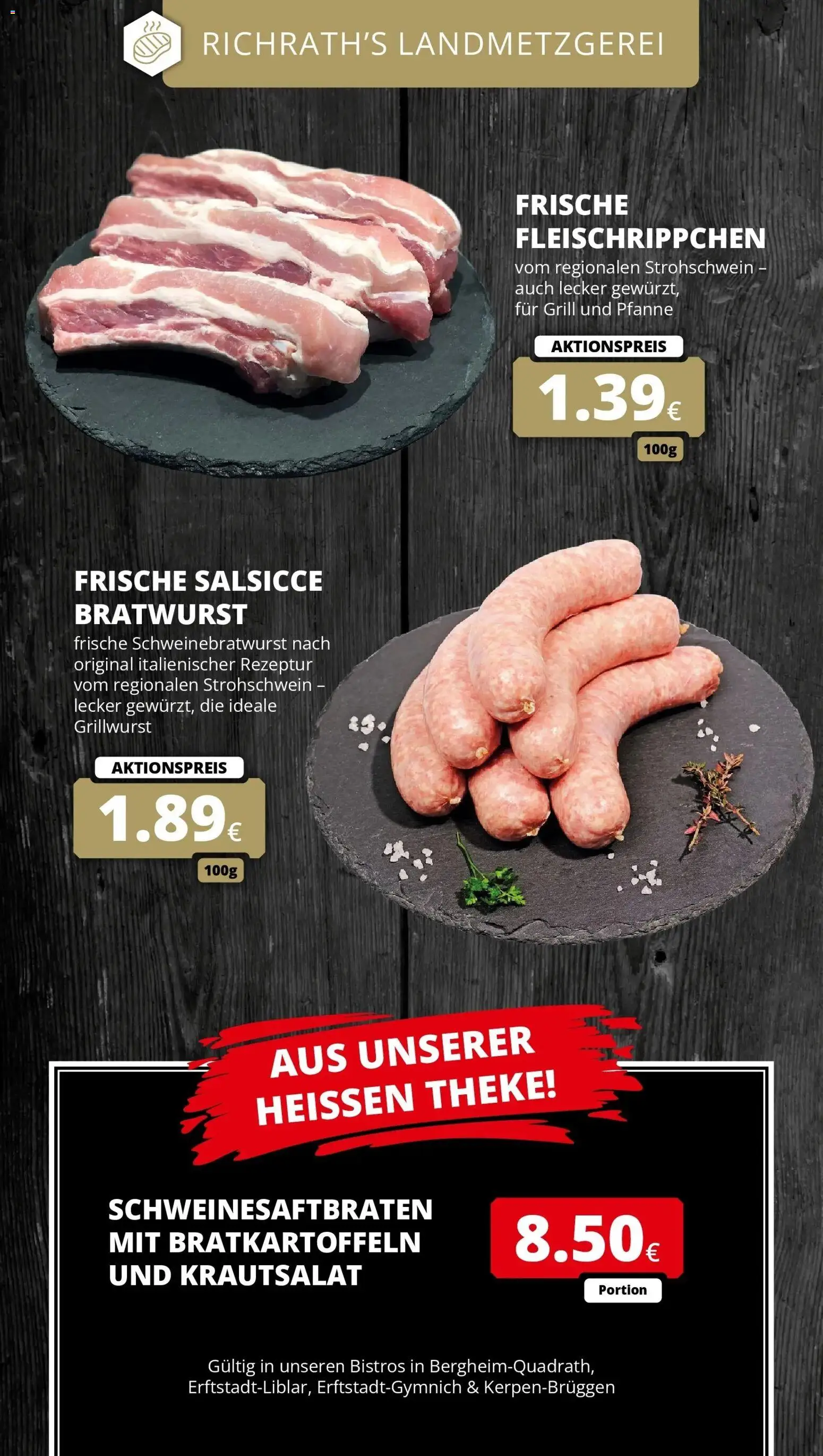 REWE Prospekt ab 31.08.2026 zum Blättern » Angebote | Seite: 11 | Produkte: Grill, Theke, Bratwurst