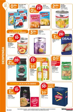 Pré-visualização Intermarché folheto válido de 20/08/2026 | Página: 28 | Produtos: Gelatina, Pudim, Arroz, Barilla