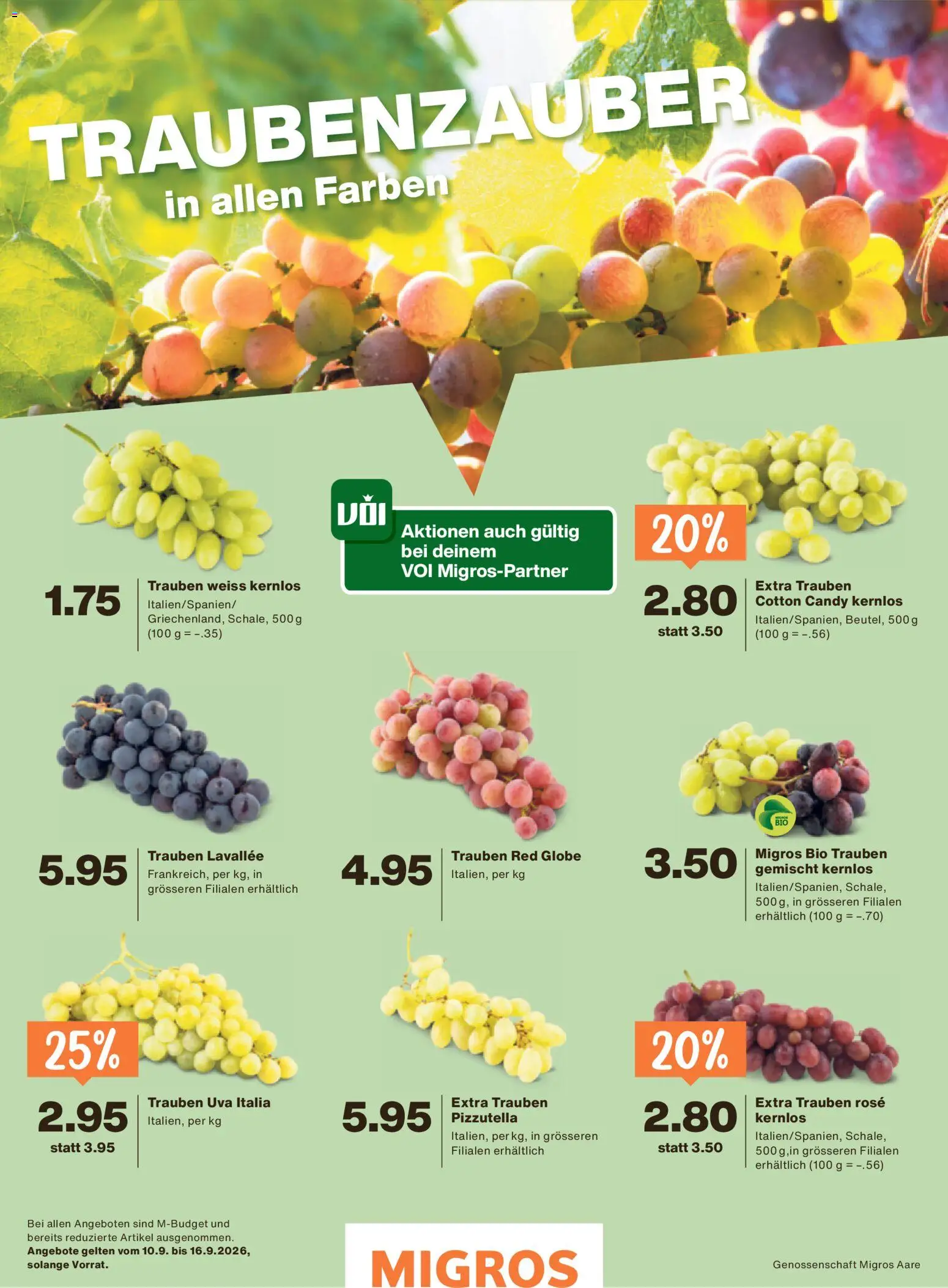Migros aktionen Magazin – gültig ab 09.09.2026 | Seite: 44