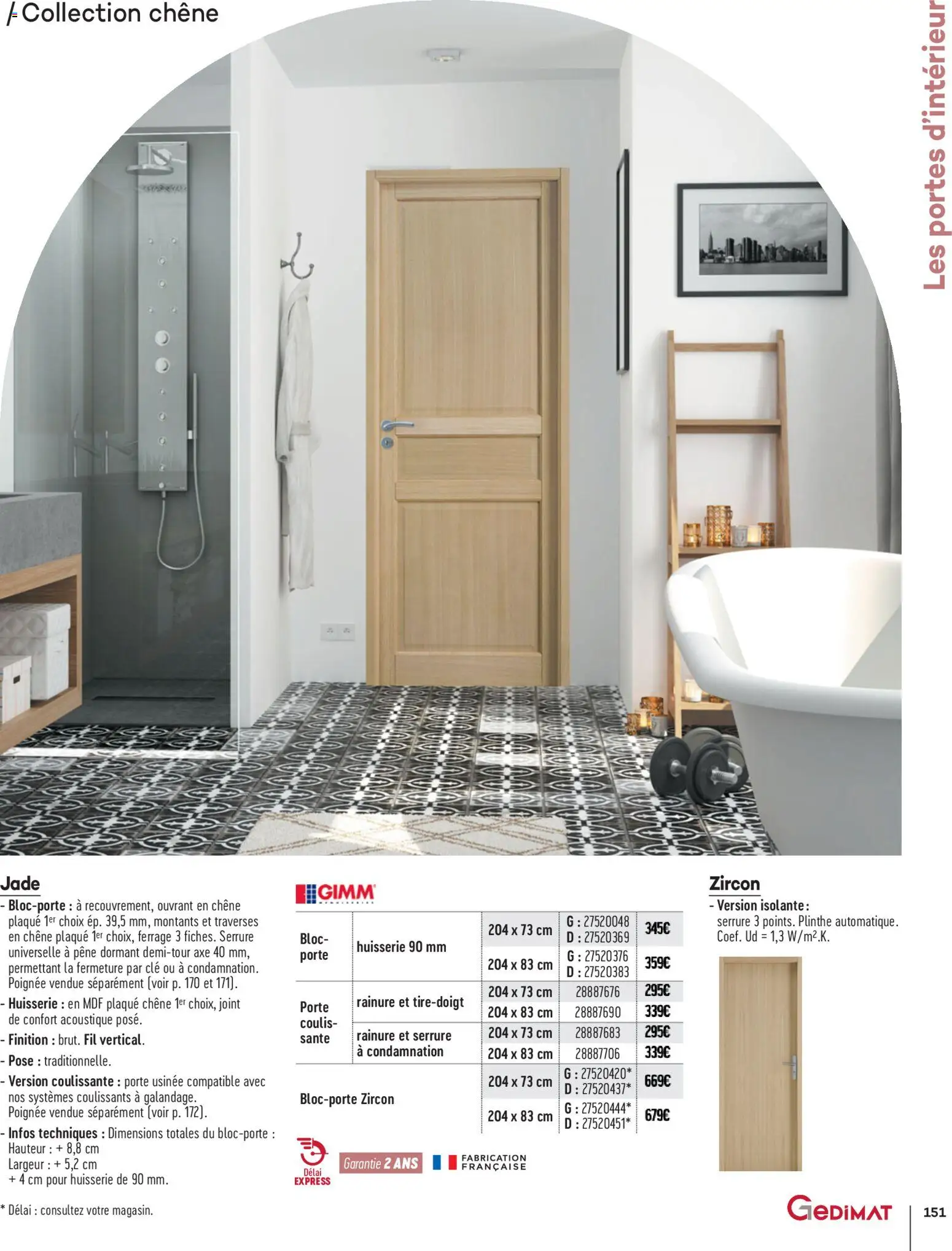 {H1} | Page: 151 | Produits: Clé, Plinthe, Porte, Portes