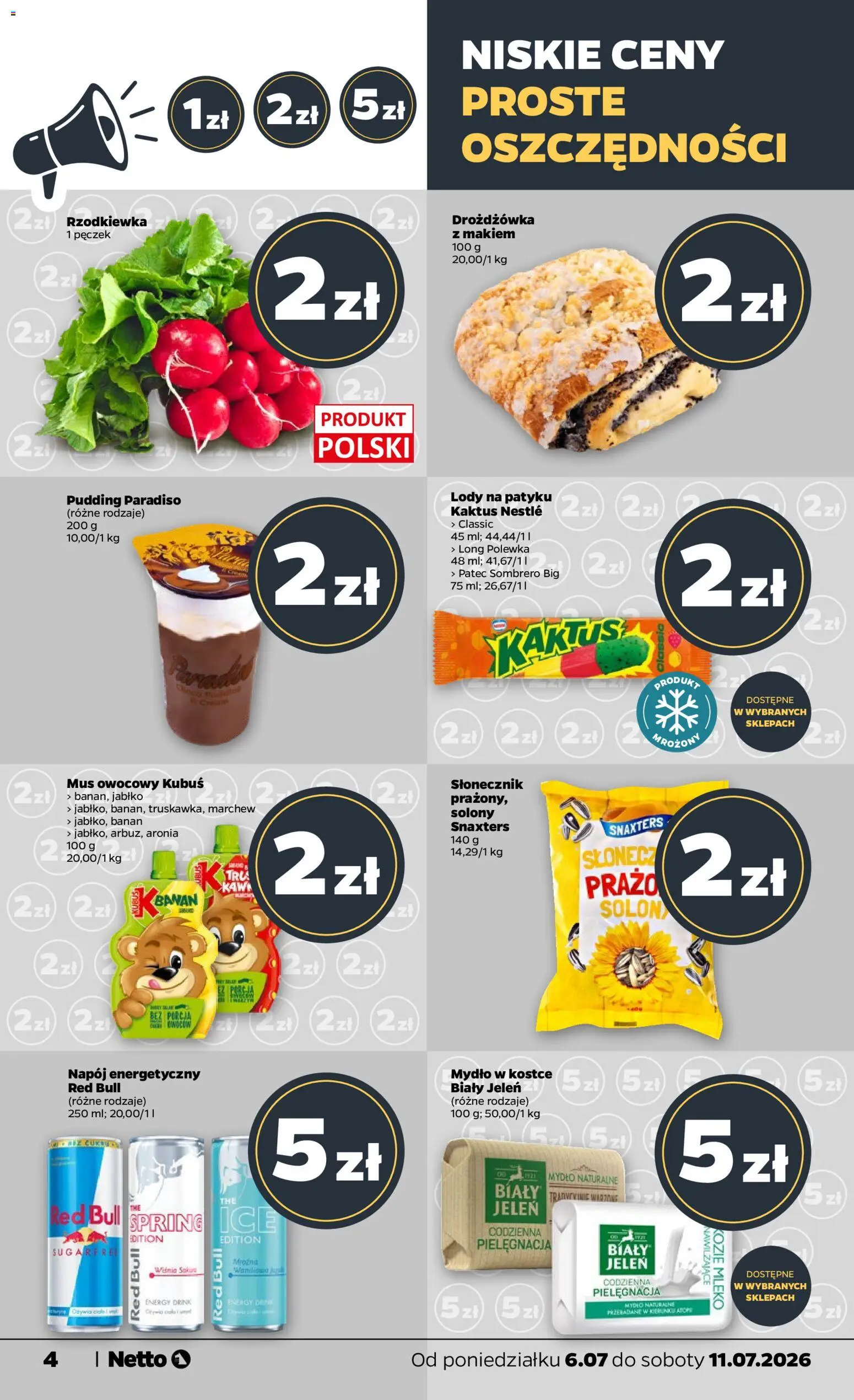 Netto gazetka od poniedziałku spożywcza od 06.07.2026 | 🔥 Mega okazje, które musisz zobaczyć! | Polska