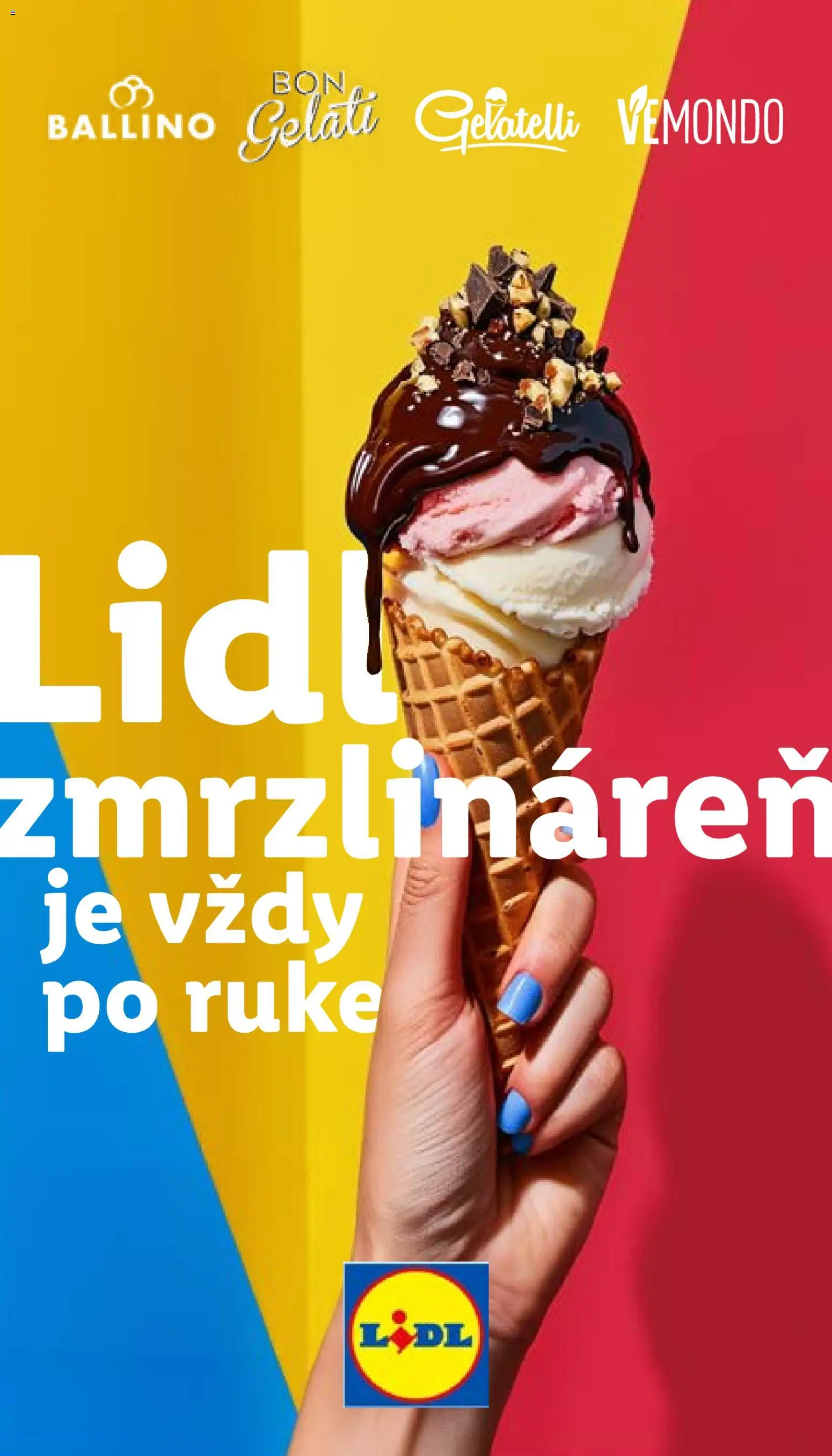 Nové Lidl akcie – leták je platný od 05.05.2026 | Strana: 1 | Produkty: Zmrzlina