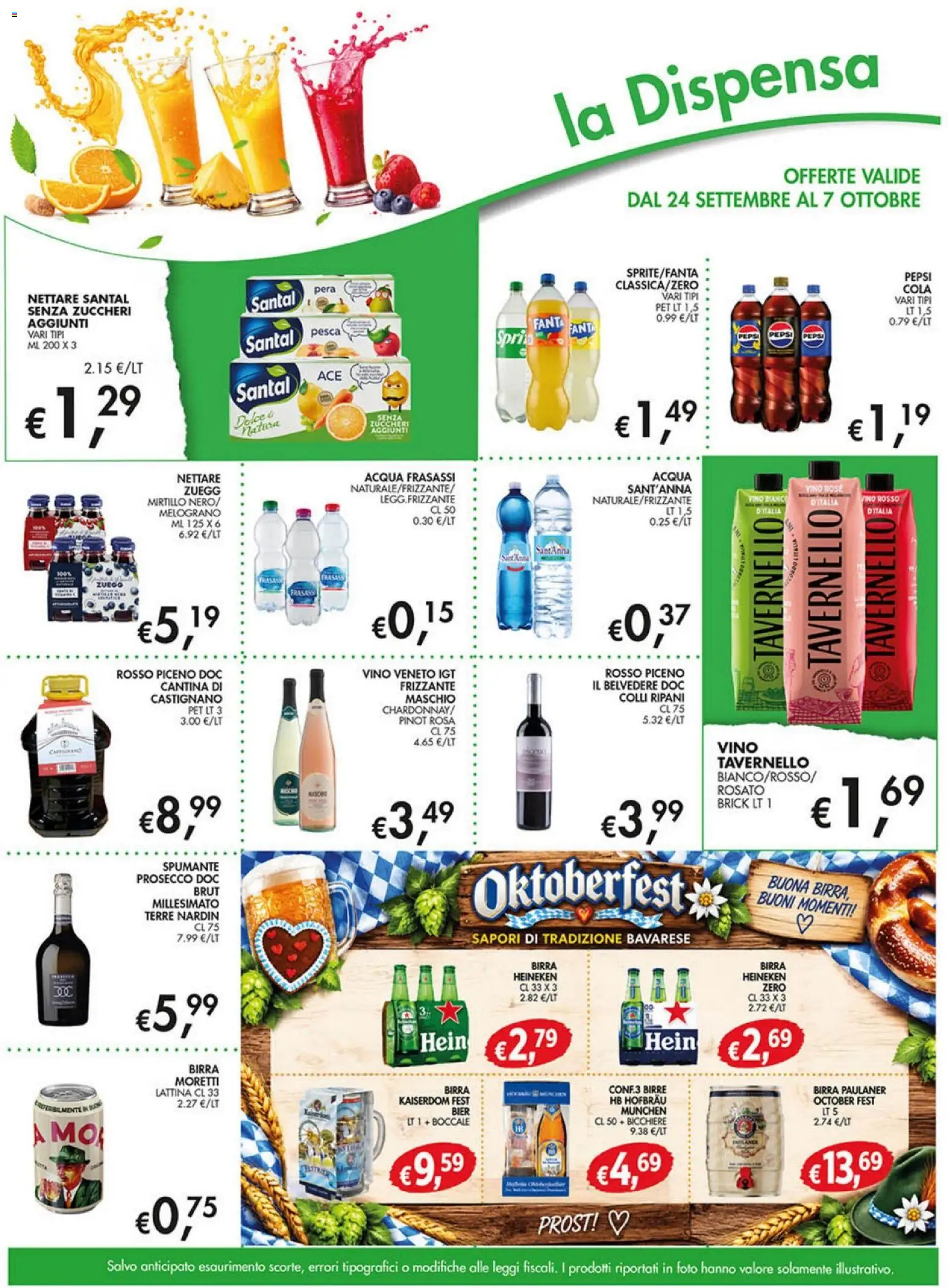 Volantino Coal del 24/09/2026 | Pagina: 11 | Prodotti: Pesca, Pera, Melograno, Vino rosso