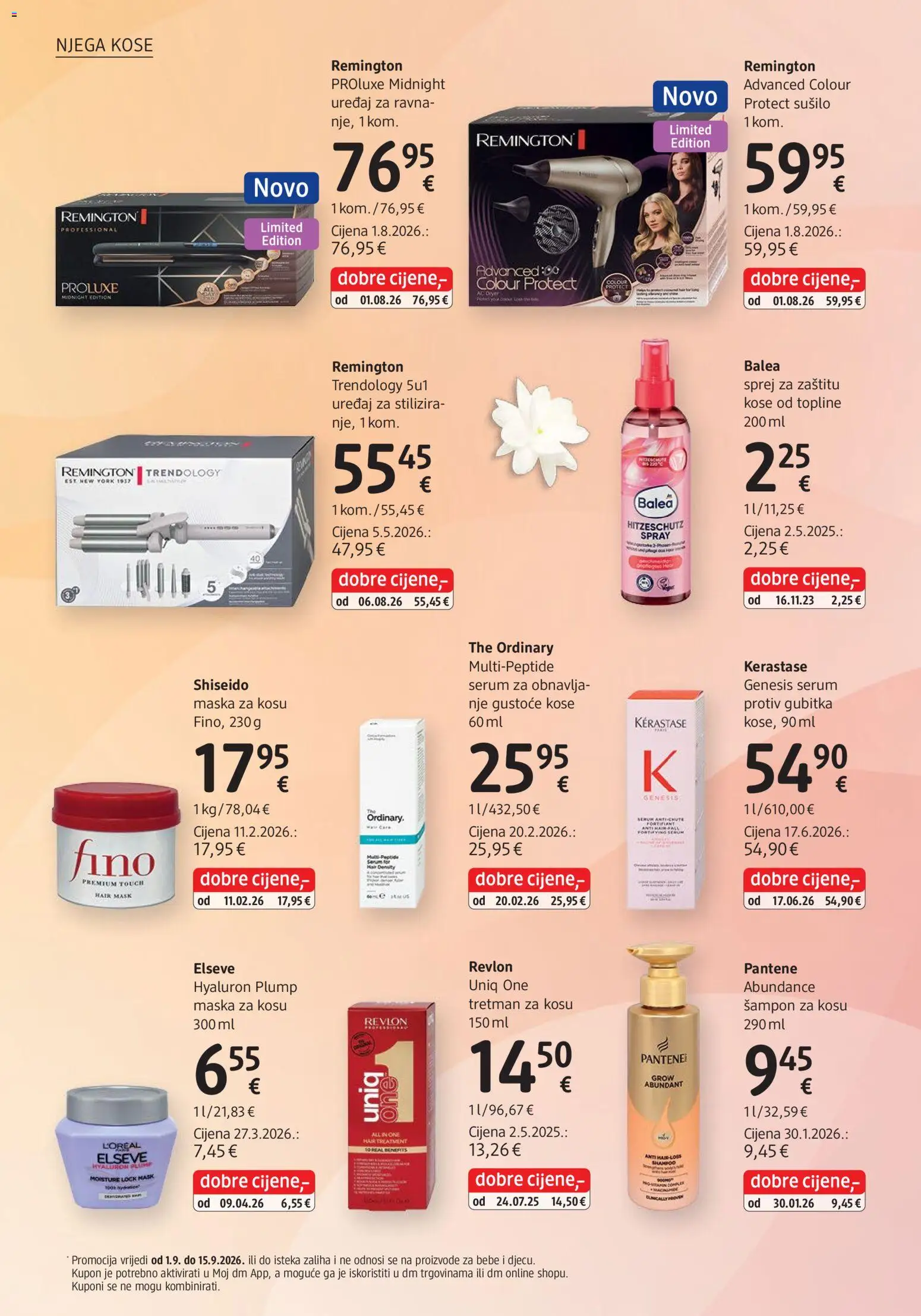 DM katalog | vrijedi od 01.09.2026 | Stranica: 30 | Proizvodi: Šampon, Maska za kosu, Maska