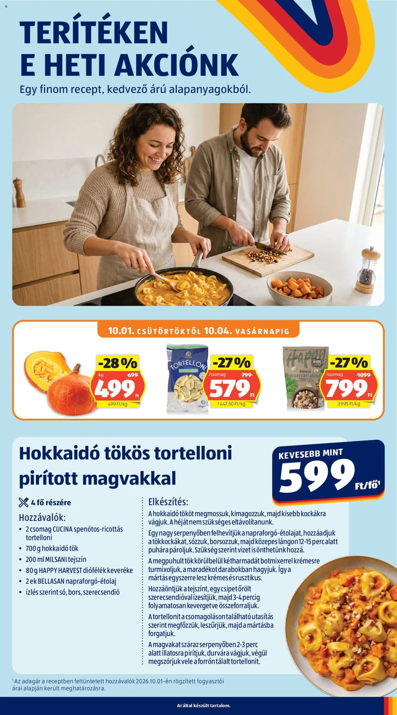 Aldi akciós ujság - amely érvényes a következő dátumtól: 2026.10.01. | Oldal: 33