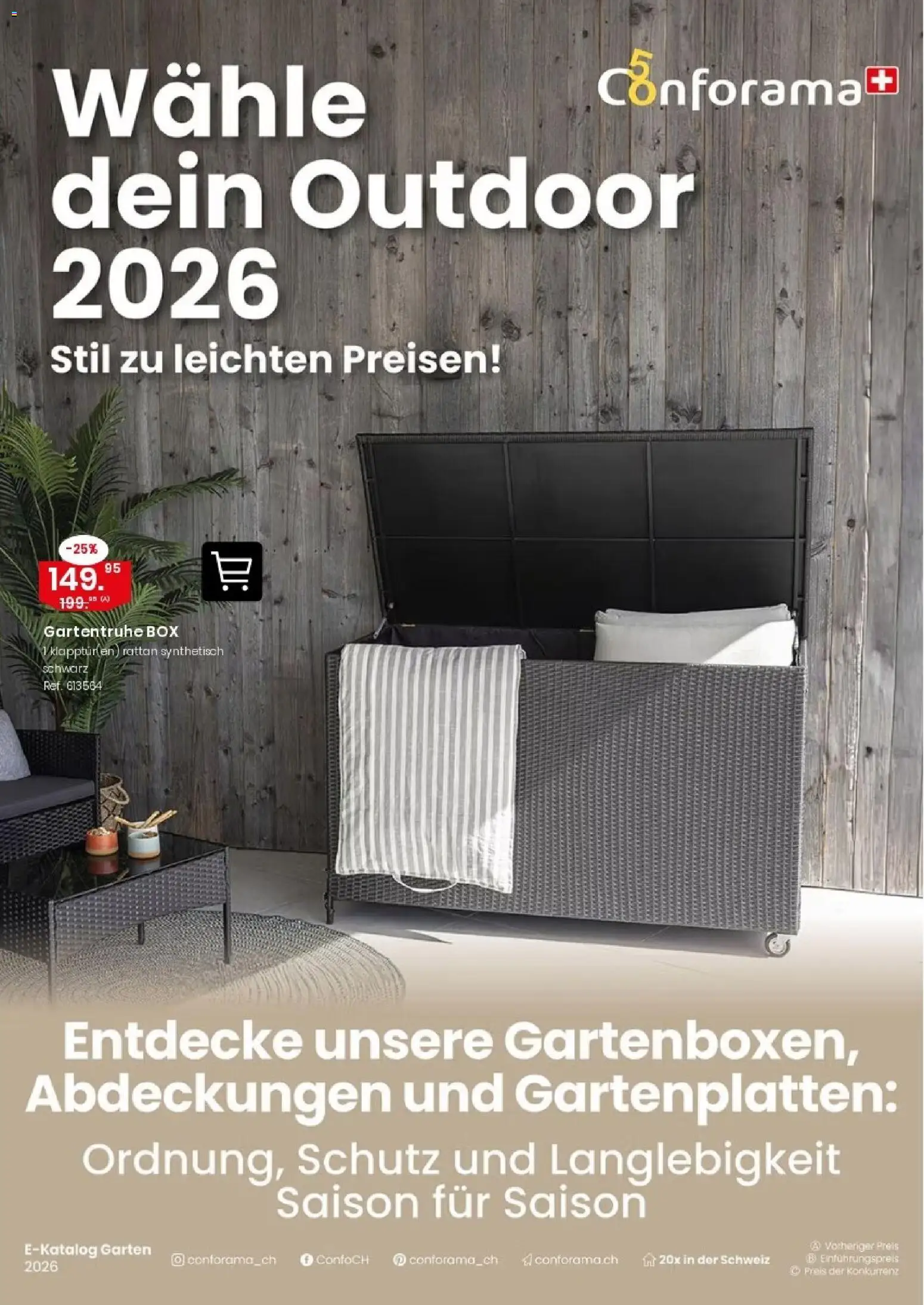 Conforama aktionen Aufbewahrung – gültig ab 07.10.2026 | Seite: 1 | Produkte: Box