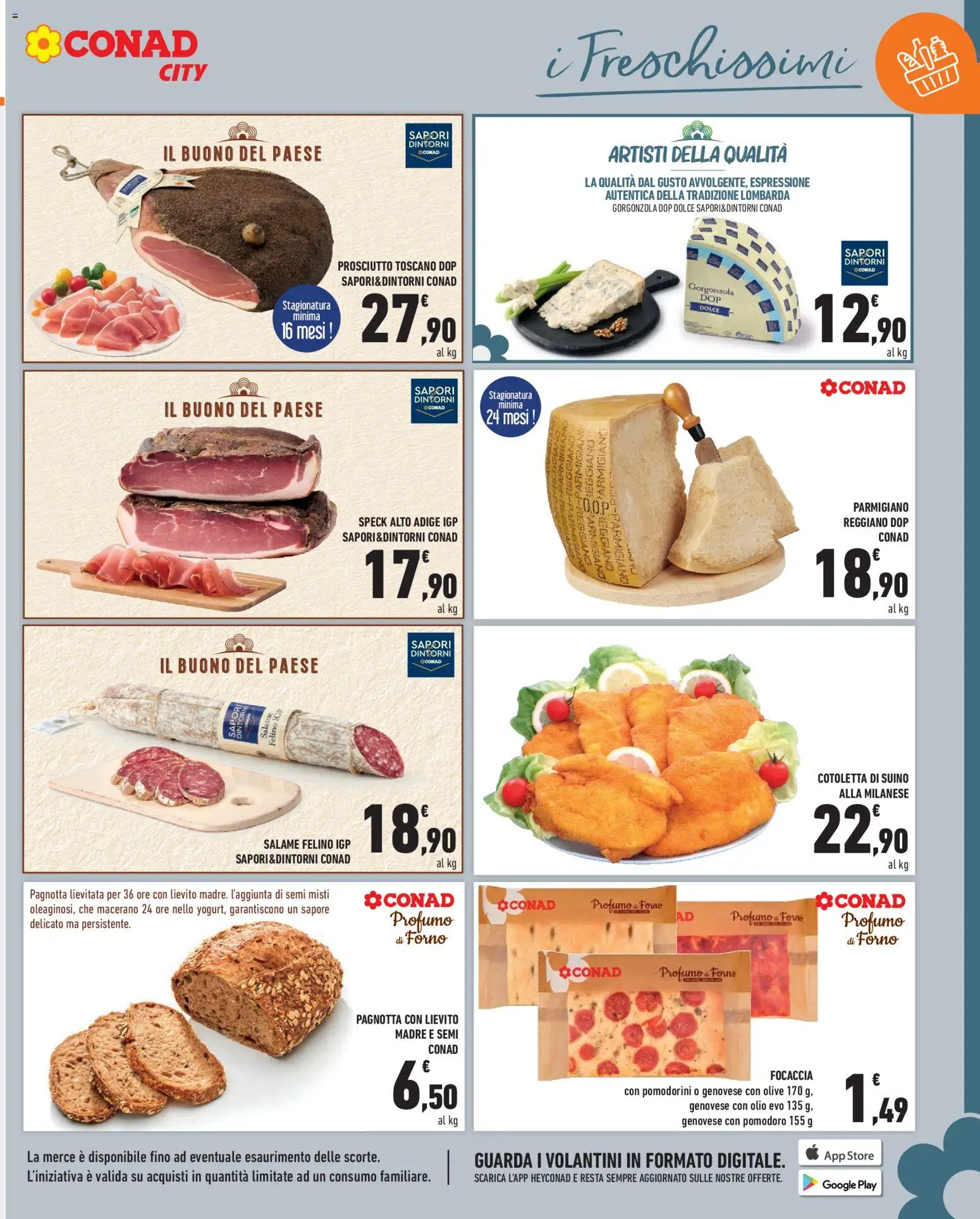 Volantino Conad del 25/09/2026 | Pagina: 7 | Prodotti: Speck, Suino, Olio, Lievito