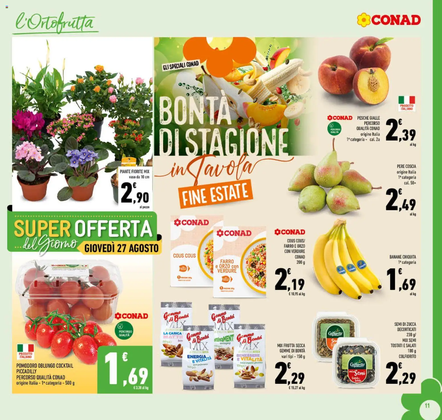 Volantino Conad del 26/08/2026 | Pagina: 11