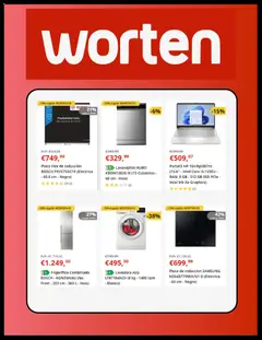 Vista previa Worten folleto válido desde el 16.06.2026 | Página: 6 | Productos: Portátil HP, Lavadora, Lavavajillas