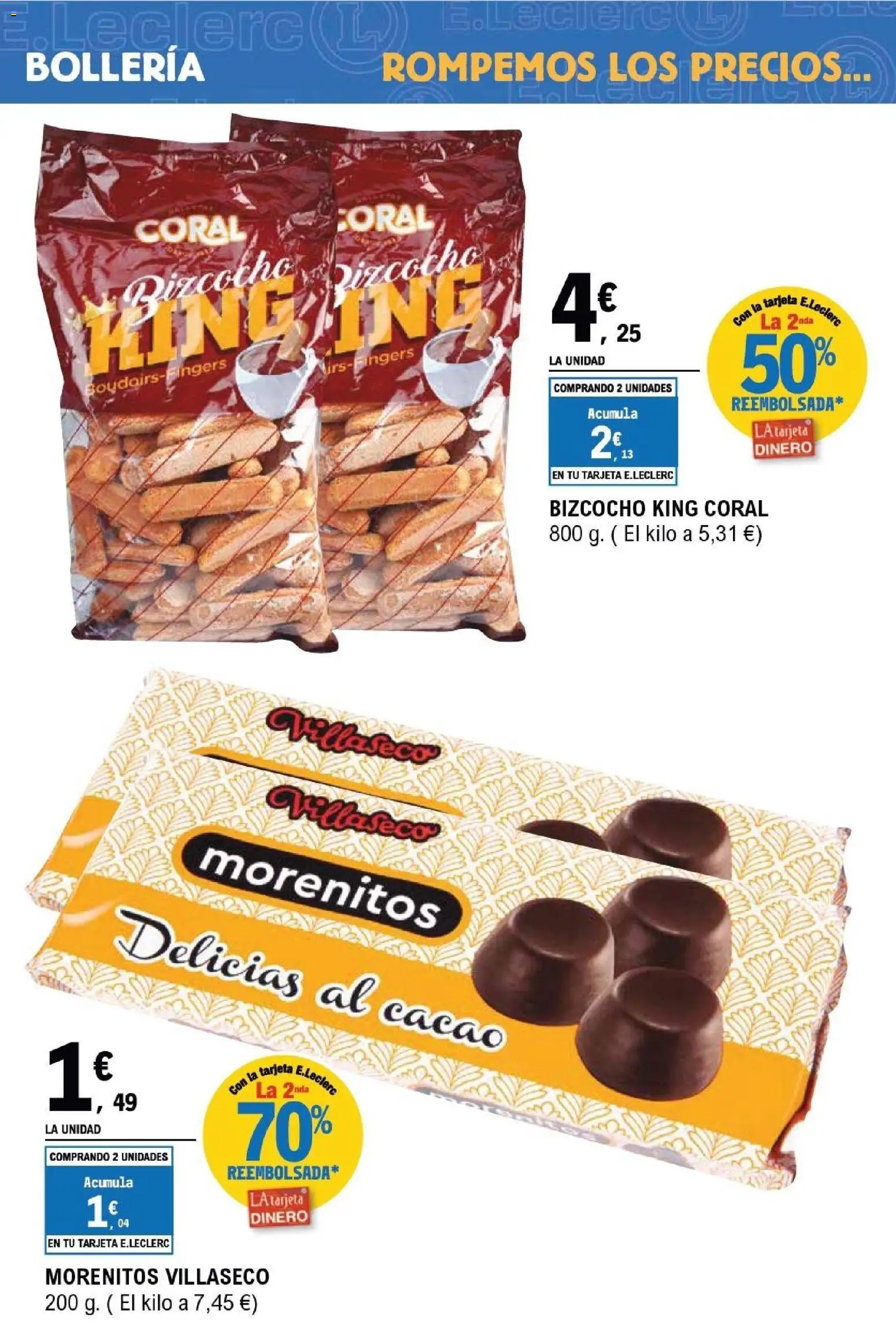 E.Leclerc Pamplona │ válido desde el 01.06.2026 | Página: 14 | Productos: Bizcocho, Φρυγανιές σικάλεως
