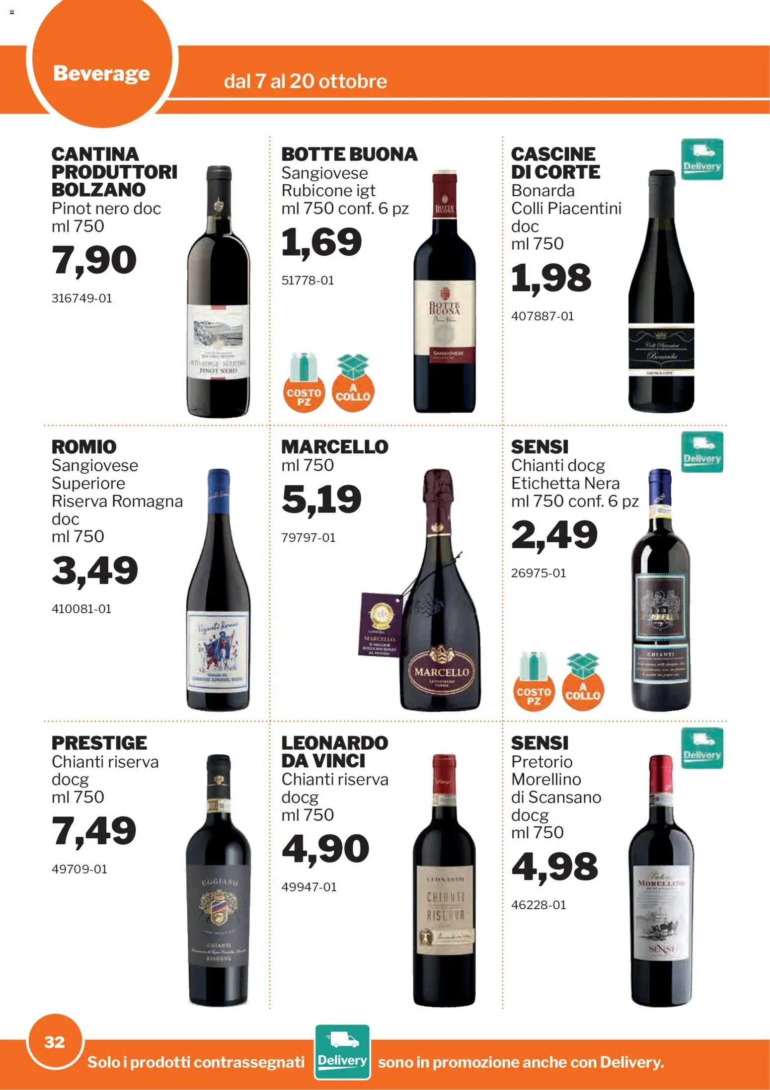 Volantino Sogegross del 07/10/2026 | Pagina: 32 | Prodotti: Collo