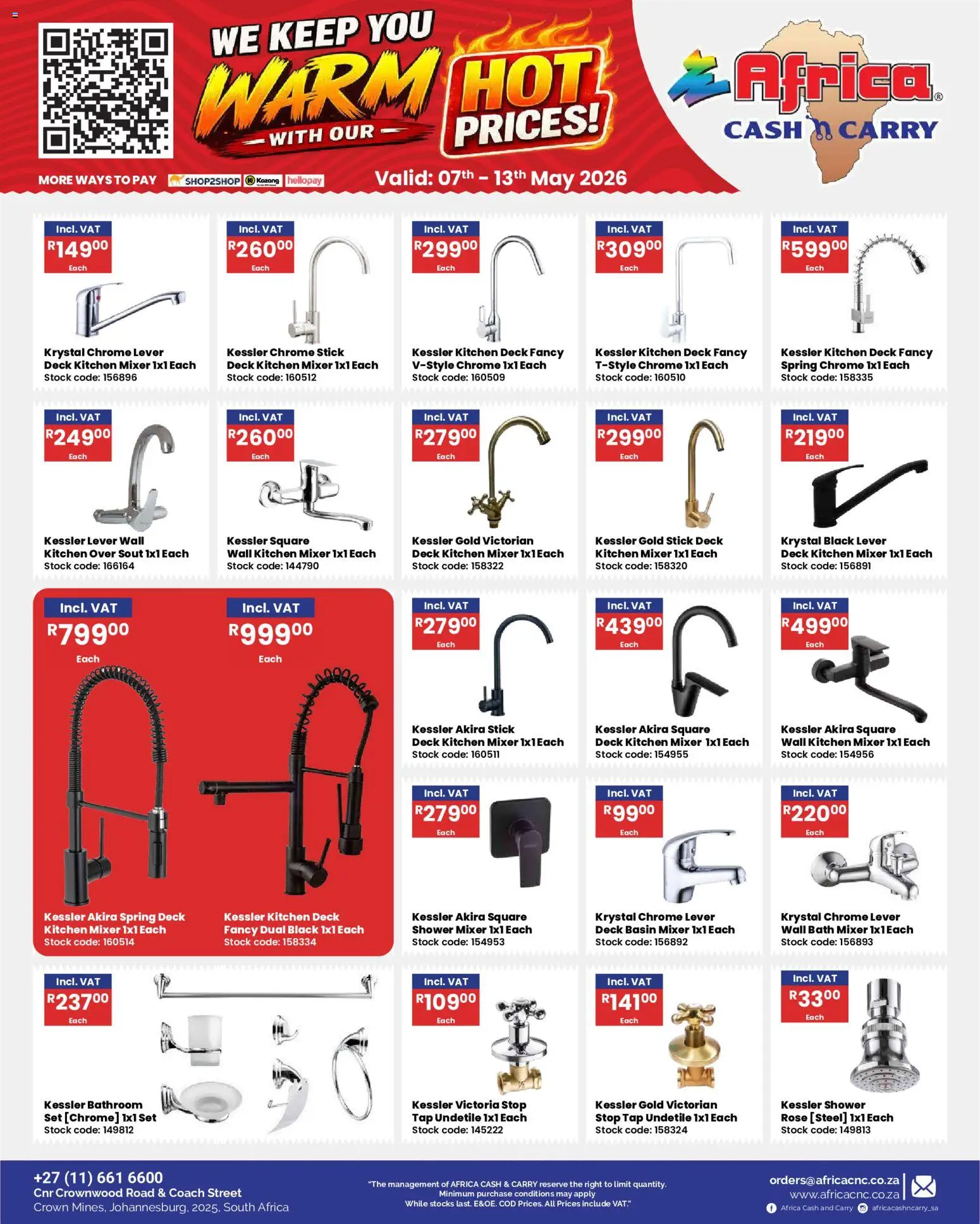Africa Cash & Carry Specials | 07/05/2026 | How to get a limited discount? Save today! | South Africa
