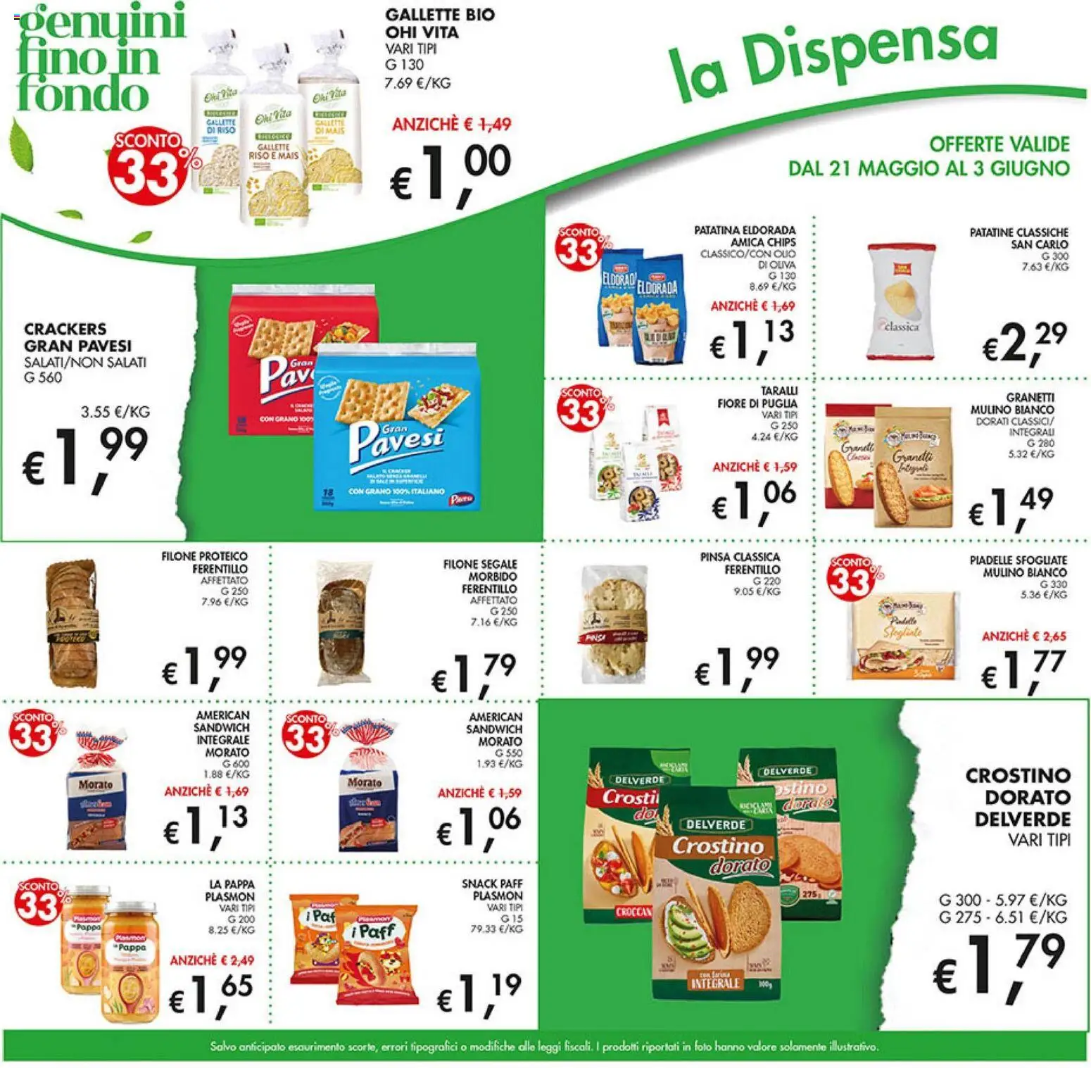 Volantino Coal del 21.05.2026 | Pagina: 23 | Prodotti: Riso, Patatine, Taralli, Mais
