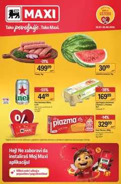 Maxi katalog - pregled Maxi kataloga - važi od 30.07.2026
