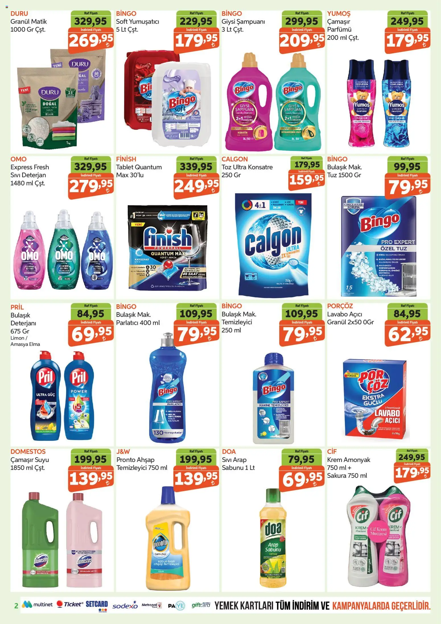 Biçen Market Katalog - 21 Ekim 2026 tarihinden itibaren geçerlidir | Sayfa: 2 | Ürünler: Arap sabunu, Raf, Lavabo açıcı, Tablet