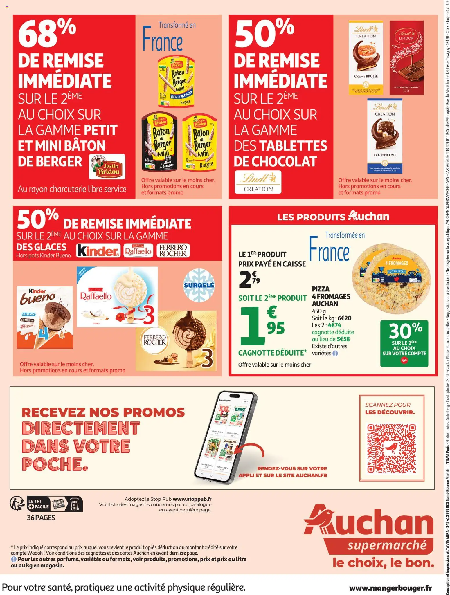 {H1} | Page: 36 | Produits: Raffaello, Jambon, Lindt, Crème