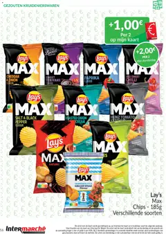 Lay's MAX Cheddar & Onion Flavour, Lay's MAX Cheddar & Onion Flavour chips - Voorbeeld van een folder van Intermarché, geldig van 01/08/2026 | Pagina: 16