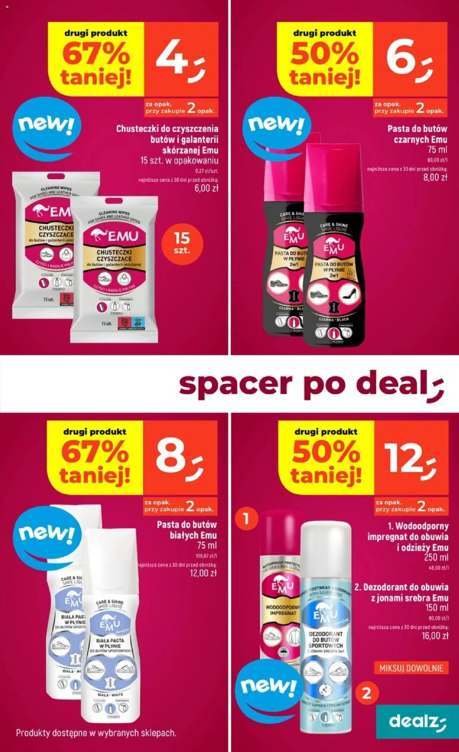 Dealz gazetka od 15.10.2026 | Strona: 35 | Produkty: Chusteczki, Chusteczki do czyszczenia, Pasta, Dezodorant