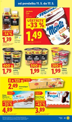 Lidl leták platný od 11.05.2026 | Strana: 25 | Produkty: Jogurt, Proteínový puding, Protein, Puding