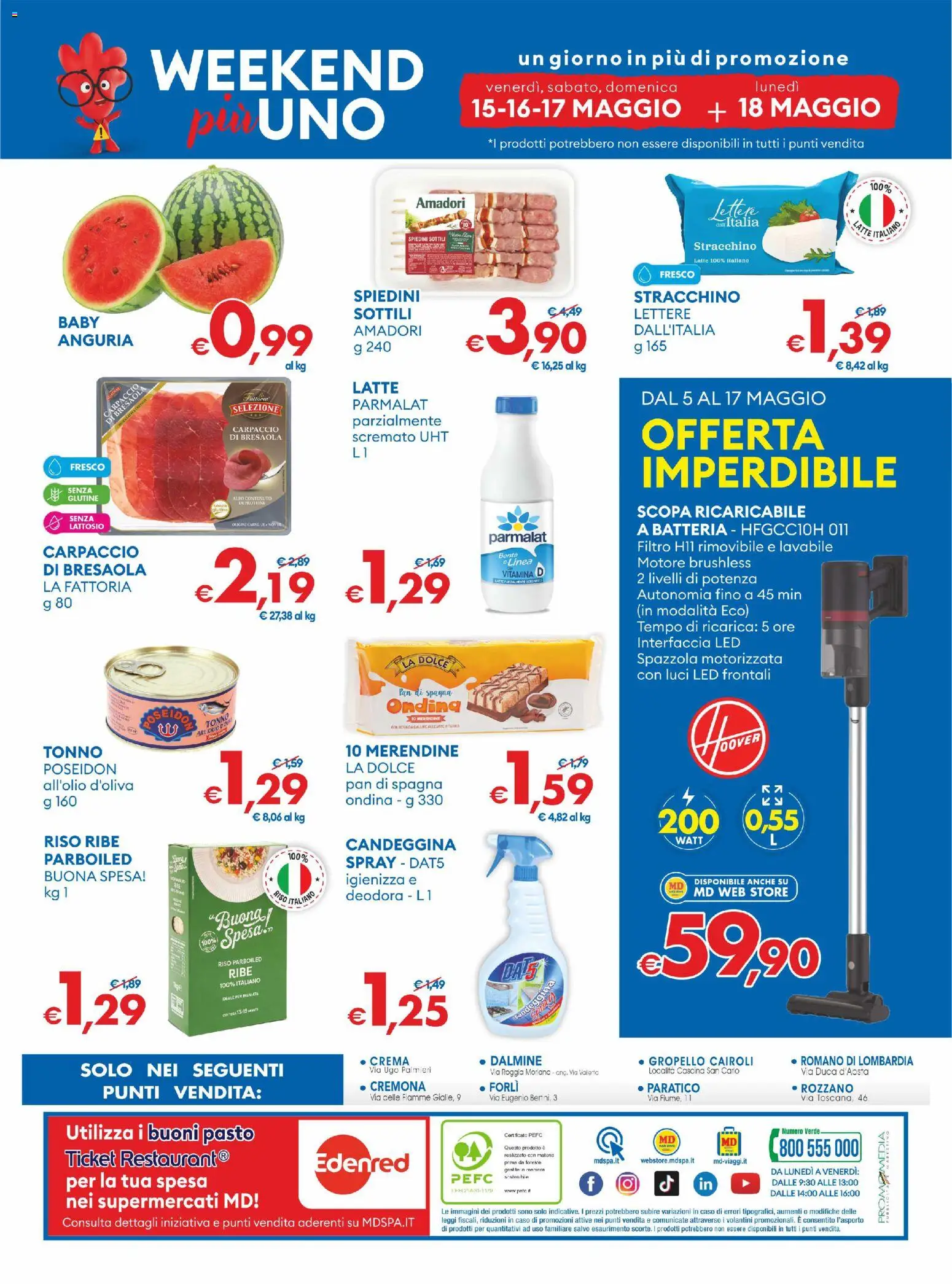 Volantino MD Discount del 05.05.2026 | Pagina: 34 | Prodotti: Riso, Tè, Tonno, Batteria