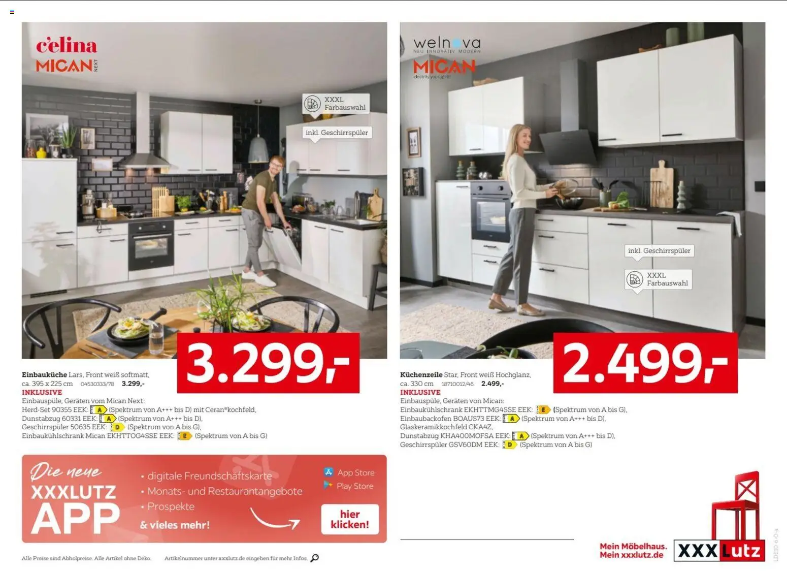 XXXLutz Prospekt – gültig ab 19.09.2026 | Seite: 23 | Produkte: Geschirrspüler, Einbauküche, Küchenzeile, Dunstabzug