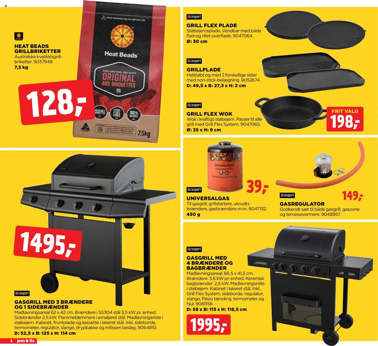 Jem & fix tilbudsavis – gyldig fra 31.05.2026 | Side: 6 | Produkter: Termometer, Grill