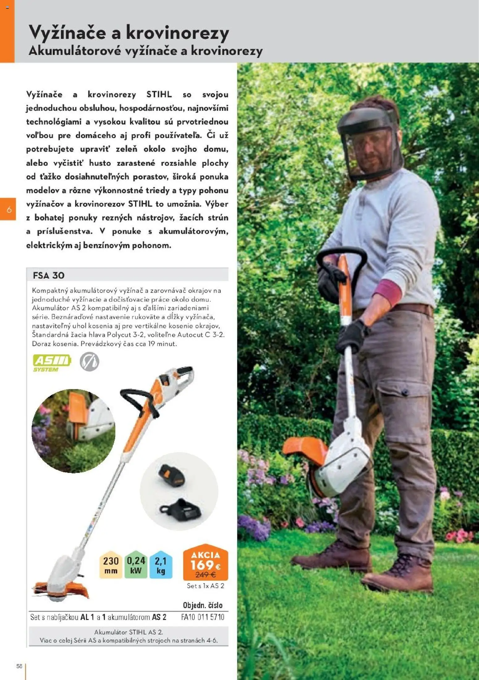Nové STIHL akcie – leták je platný od 19.08.2026 | Strana: 56 | Produkty: Vyžínače, Akumulátor