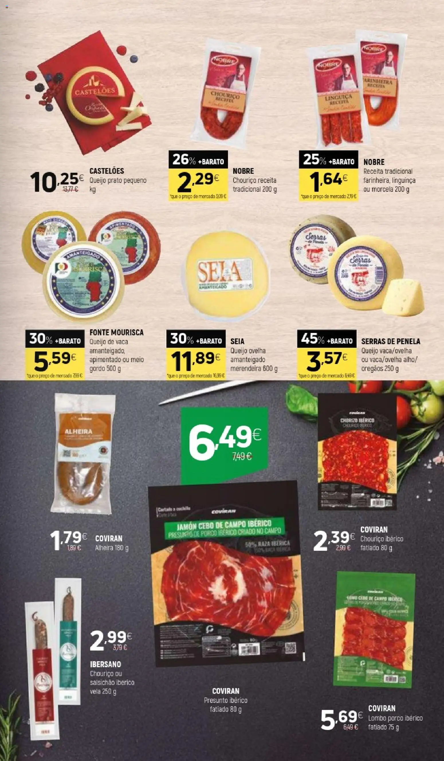 Coviran folheto │ válido de 08/09/2026 | Página: 11 | Produtos: Linguiça, Lombo, Presunto, Chouriço