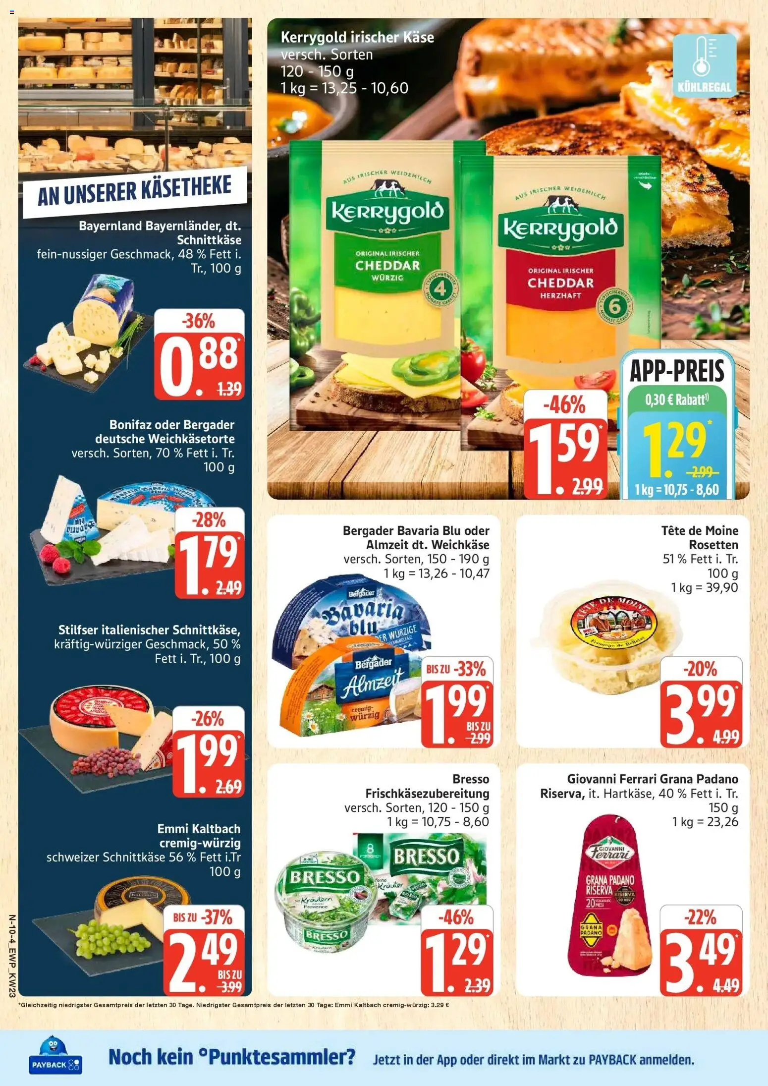 Edeka prospekt Rostock – gültig ab 01.06.2026 | Seite: 10 | Produkte: Käse, Bresso
