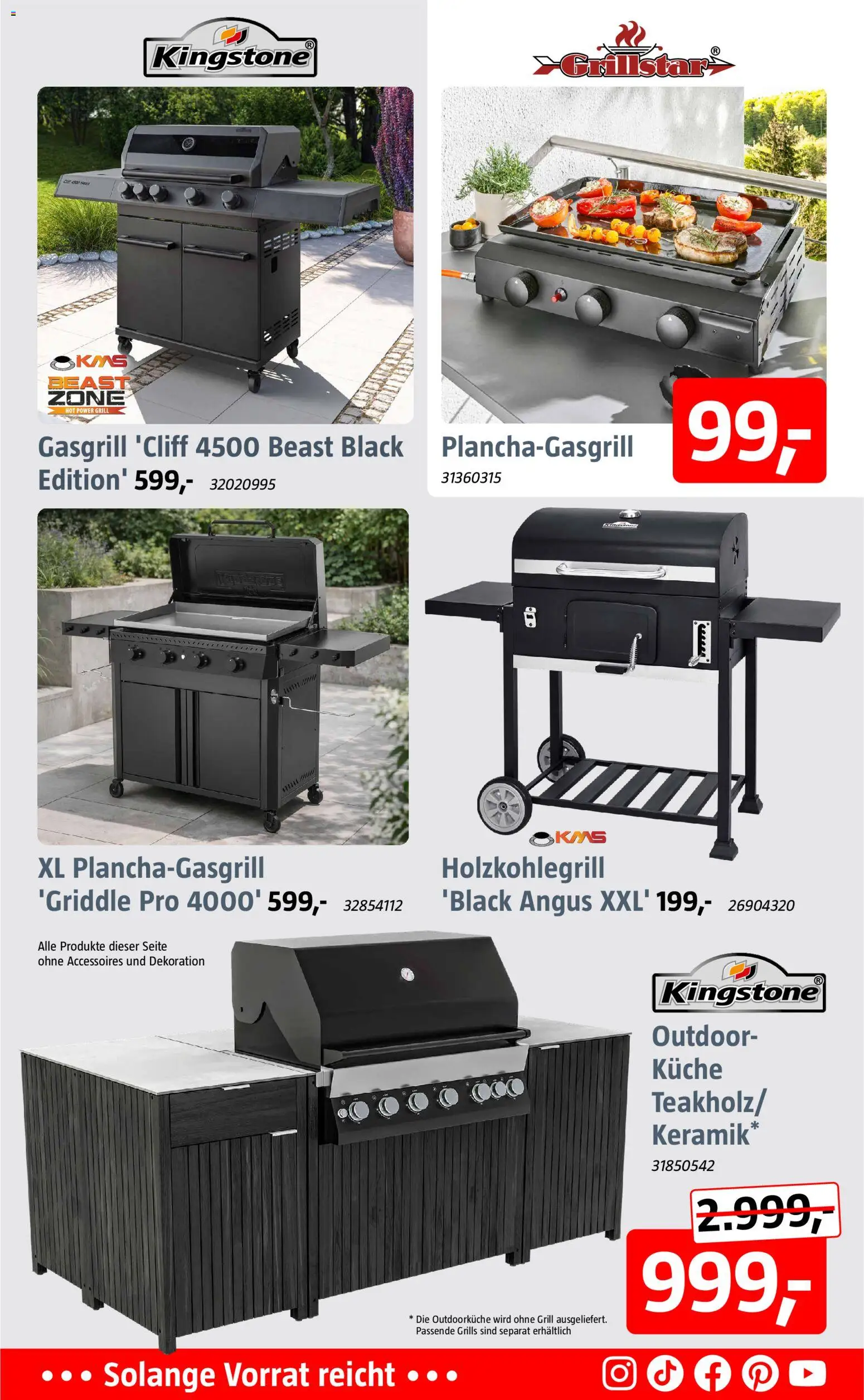 Bauhaus Prospekt – gültig ab 04.07.2026 | Seite: 3 | Produkte: Grill, Küche