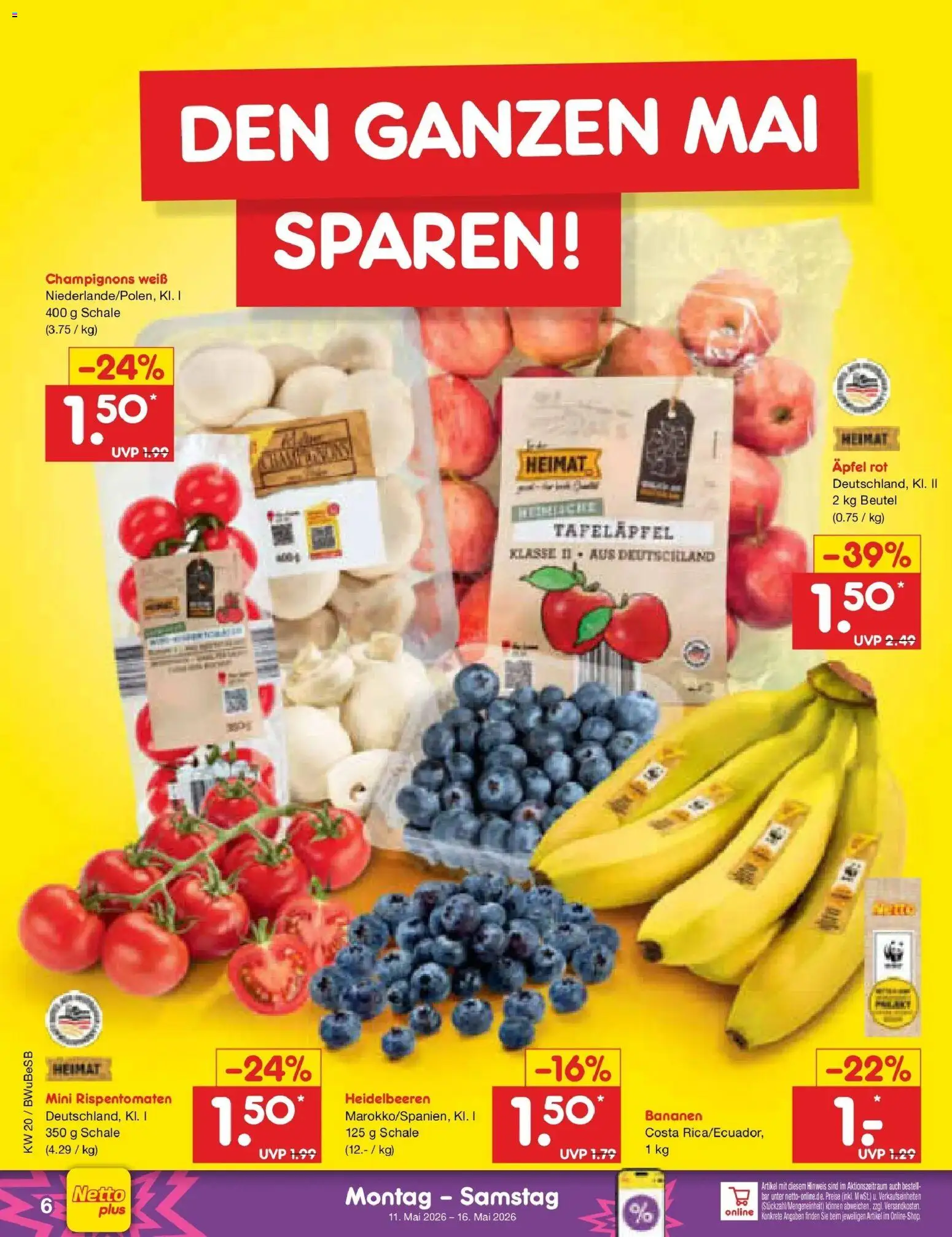 Netto Marken-Discount Prospekt Stemwede-Dielingen	 (ab 10.05.2026) » Angebote | Seite: 6