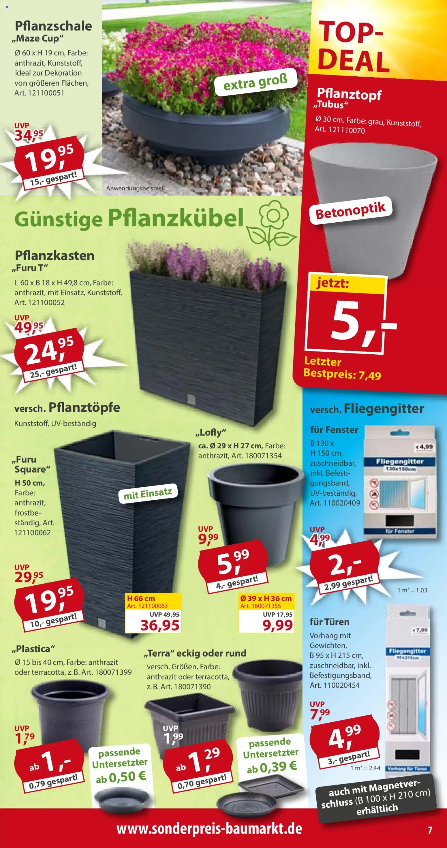Sonderpreis Baumarkt Prospekt – gültig ab 18.07.2026 | Seite: 7 | Produkte: Top, Vorhang