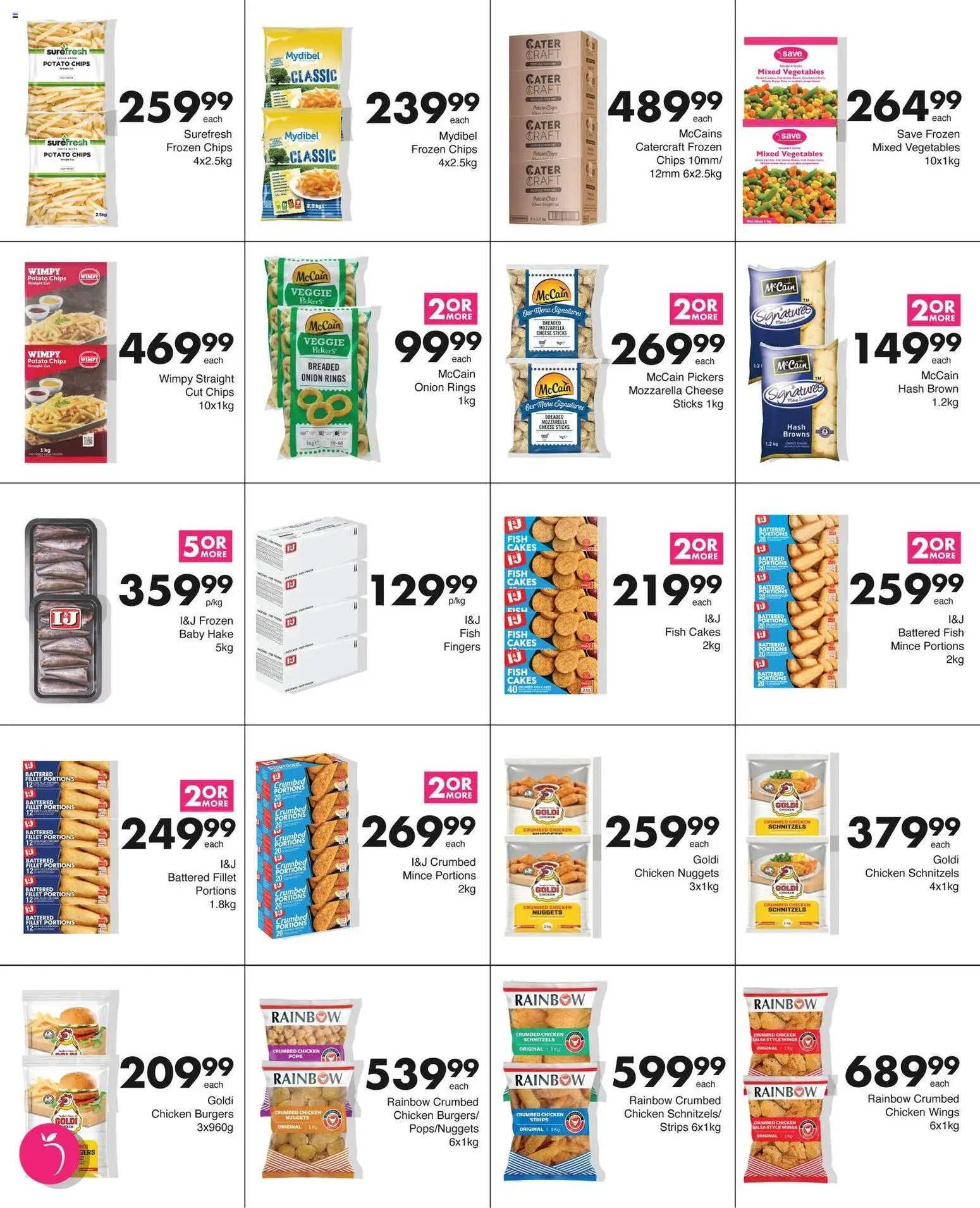 New Save catalogue – valid from 15.06.2026 | Page: 3 | Products: Cheese, Chicken, Burgers, Vegetables