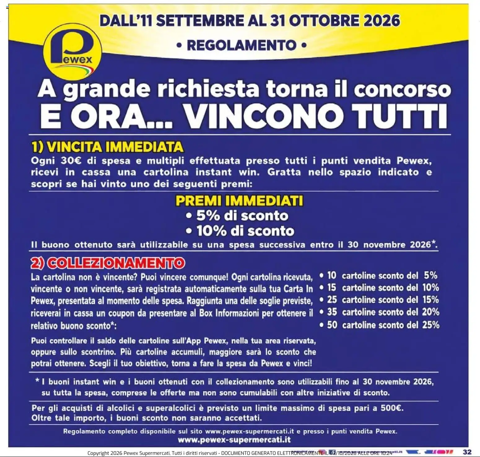 Volantino Pewex del 02/10/2026 | Pagina: 29