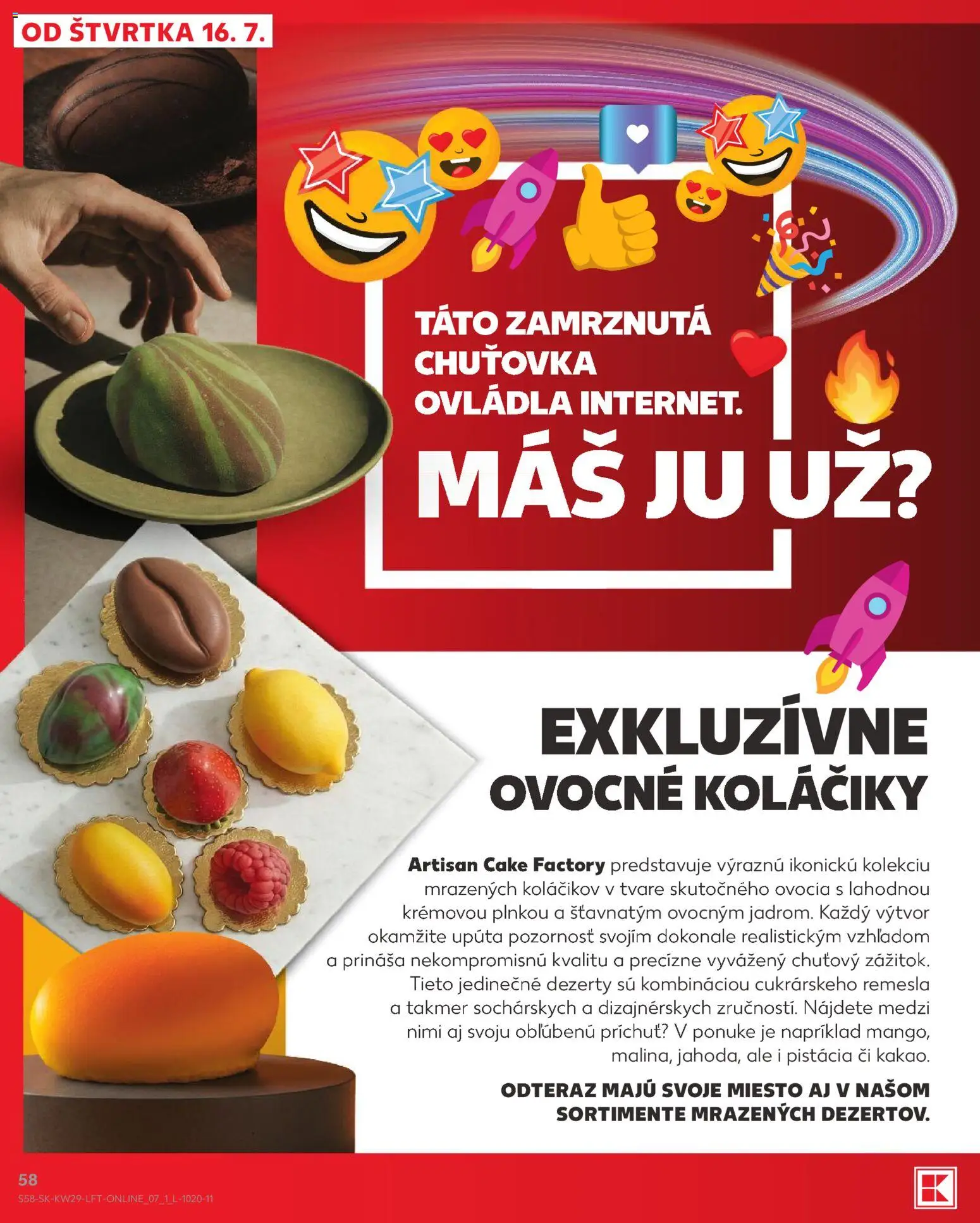 Nové Kaufland akcie – leták je platný od 16.07.2026 | Strana: 58