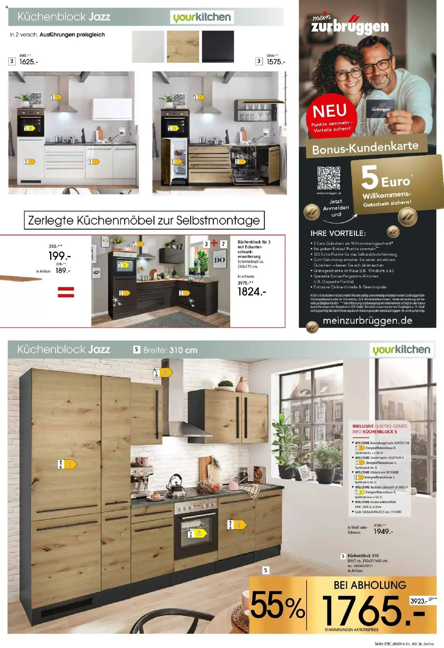 Zurbrüggen Küchen für ihr Zuhause – gültig ab 12.09.2026 | Seite: 15 | Produkte: Geschirrspüler, Küchenblock, Schrank, Backofen