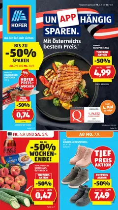 Hofer Flugblatt ab 04.09.2026 gültig