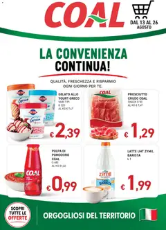 Anteprima del volantino Coal volantino La Convenienza Continua valido a partire dal 13/08/2026