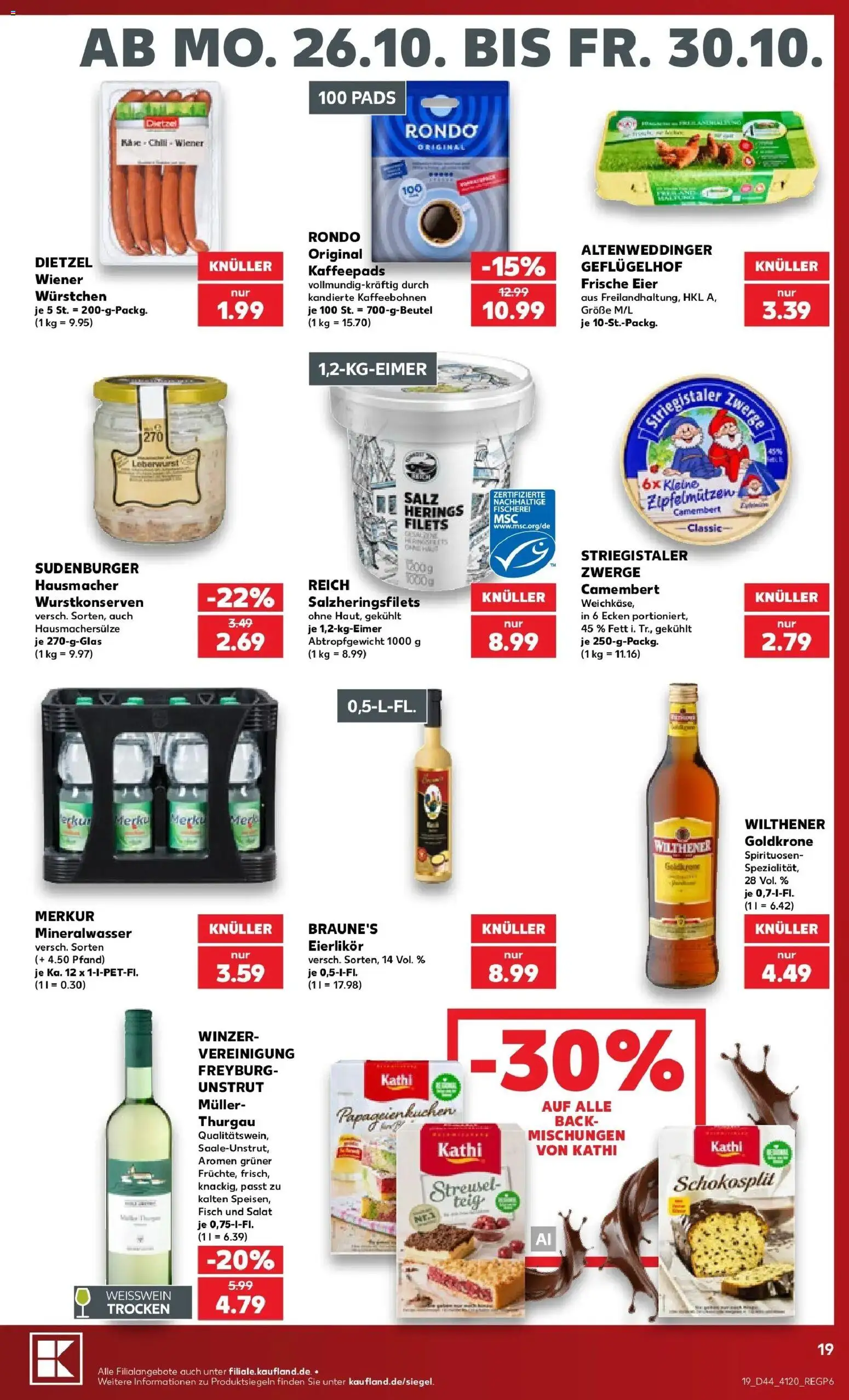 Prospekt Kaufland ab 26.10.2026 » Angebote Online zum Blättern | Seite: 19